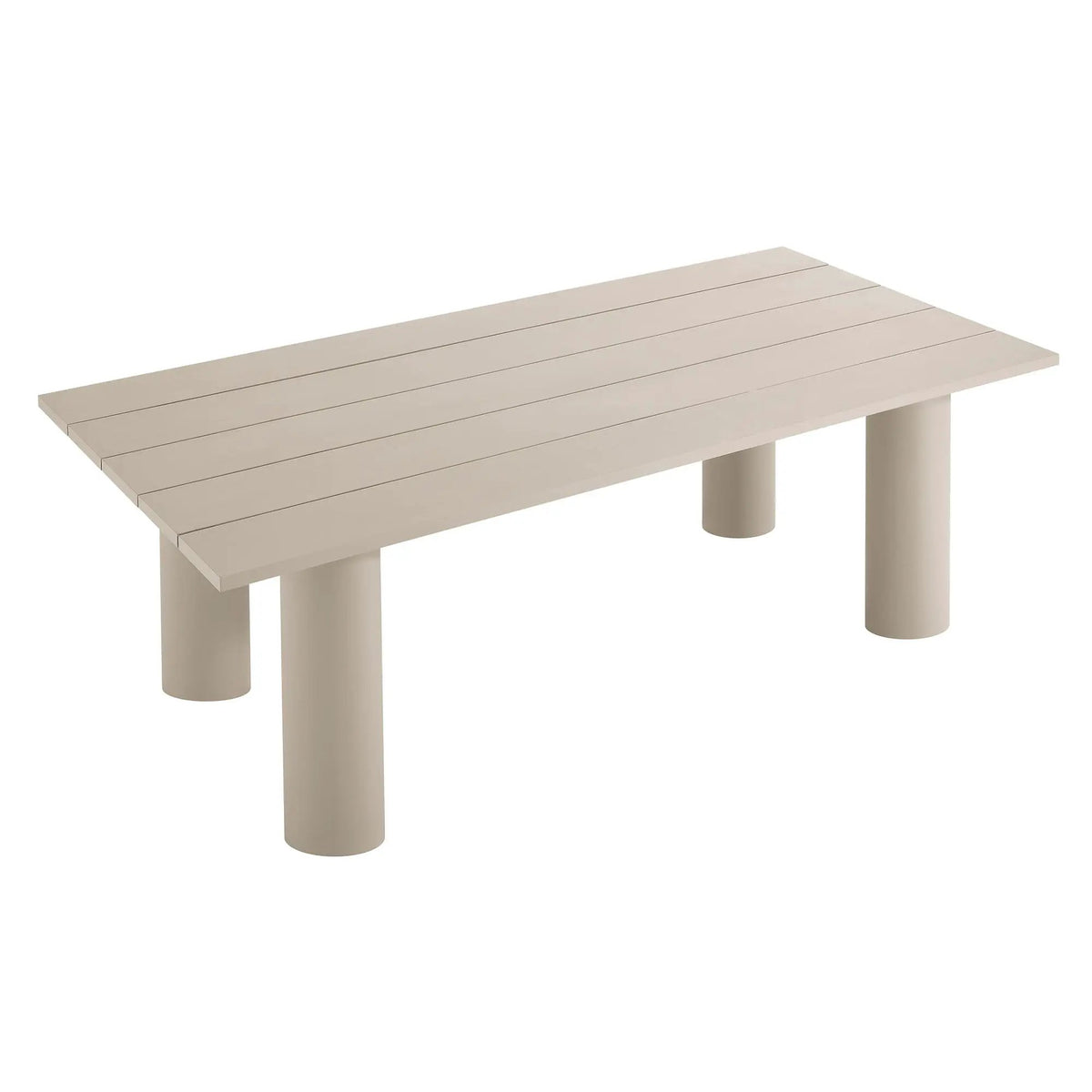 Nautica Outdoor Patio 87" Rectangular Aluminum Dining Table by Modway by HouseOfZazla