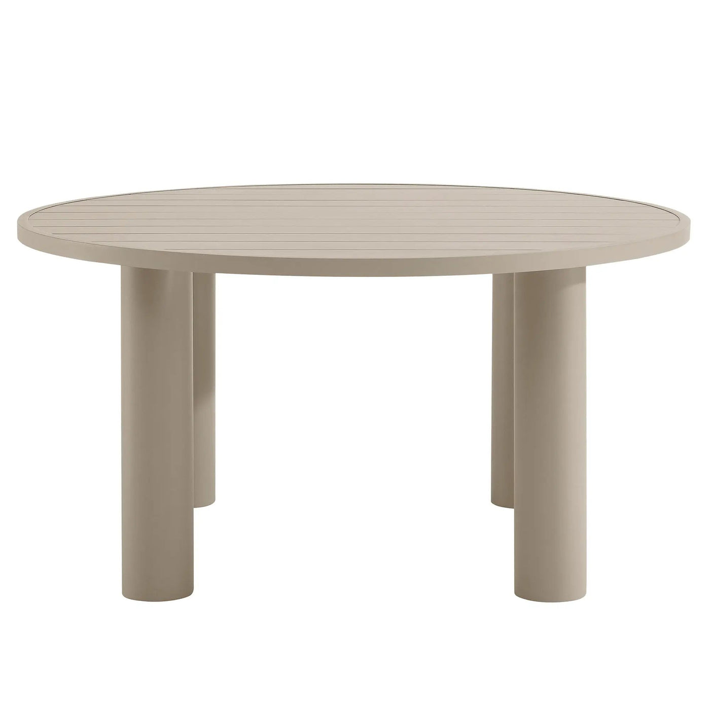 Nautica Outdoor Patio 60" Round Aluminum Dining Table by Modway by HouseOfZazla