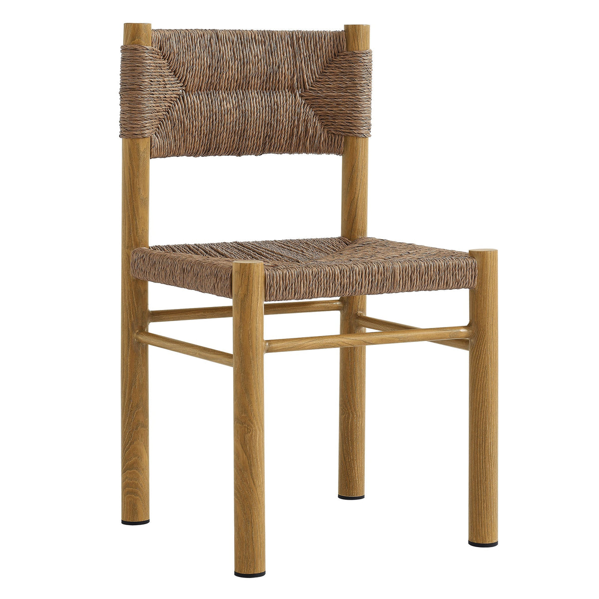 Parkland 7-Piece Rectangular Outdoor Patio Rattan and Aluminum Dining Table and Chairs Set by Modway, photo 10 of 30