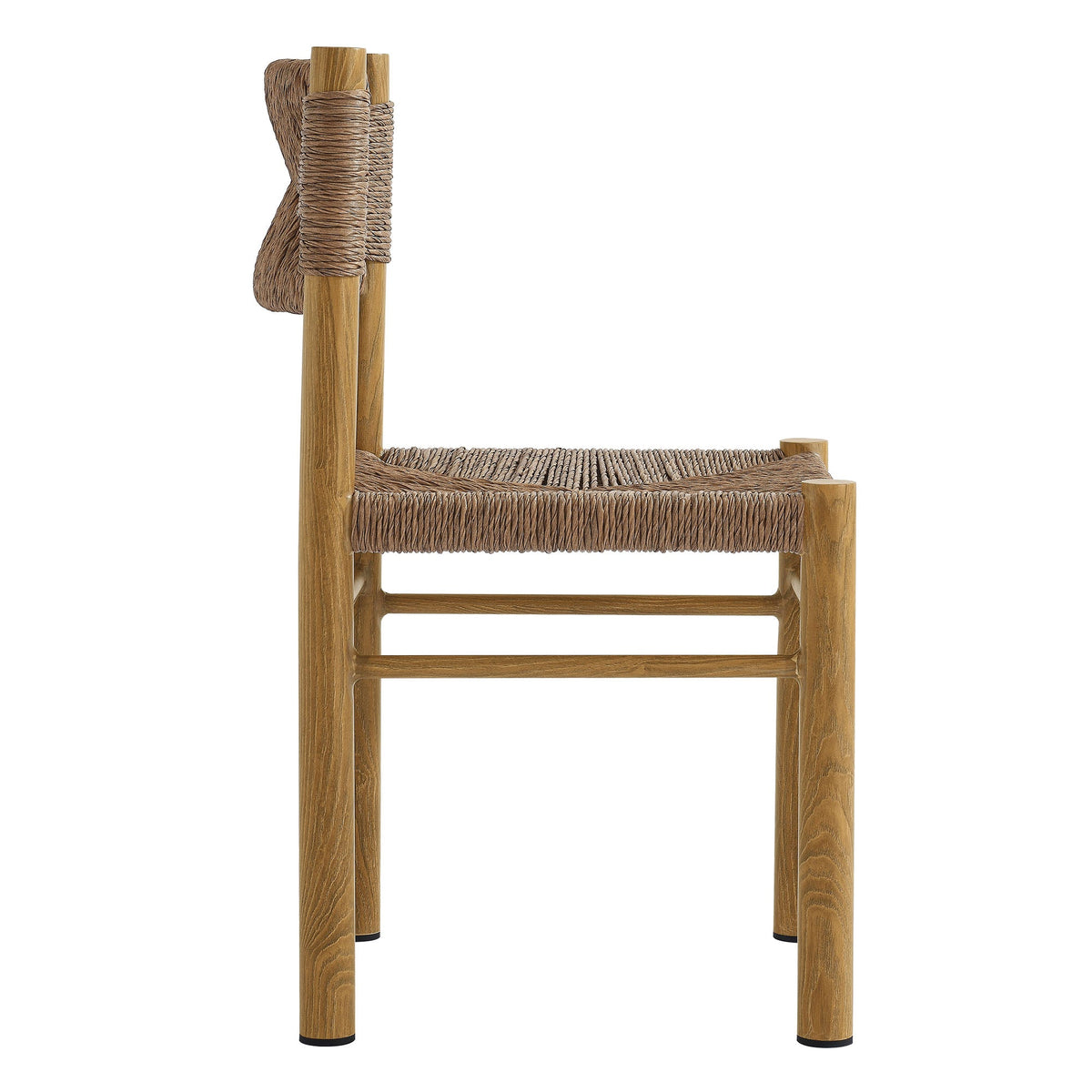 Parkland 7-Piece Rectangular Outdoor Patio Rattan and Aluminum Dining Table and Chairs Set by Modway, photo 11 of 30