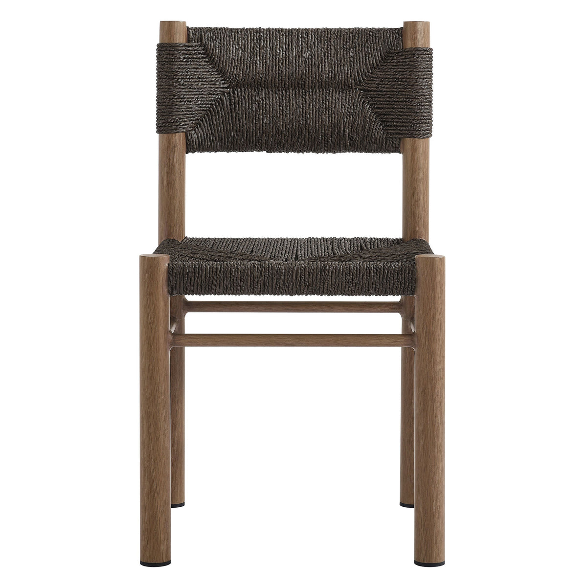 Parkland 7-Piece Rectangular Outdoor Patio Rattan and Aluminum Dining Table and Chairs Set by Modway, photo 28 of 30