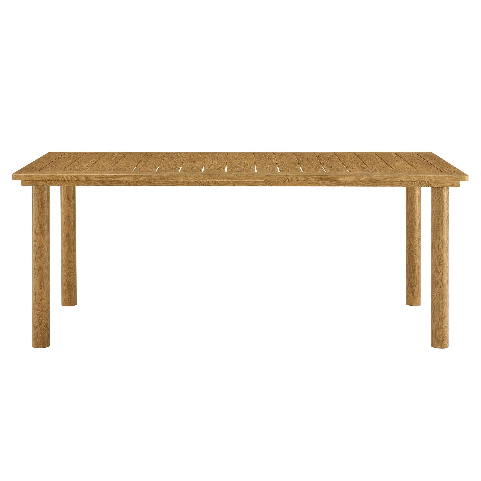 Parkland 76" Outdoor Aluminum Patio Dining Table by Modway by HouseOfZazla