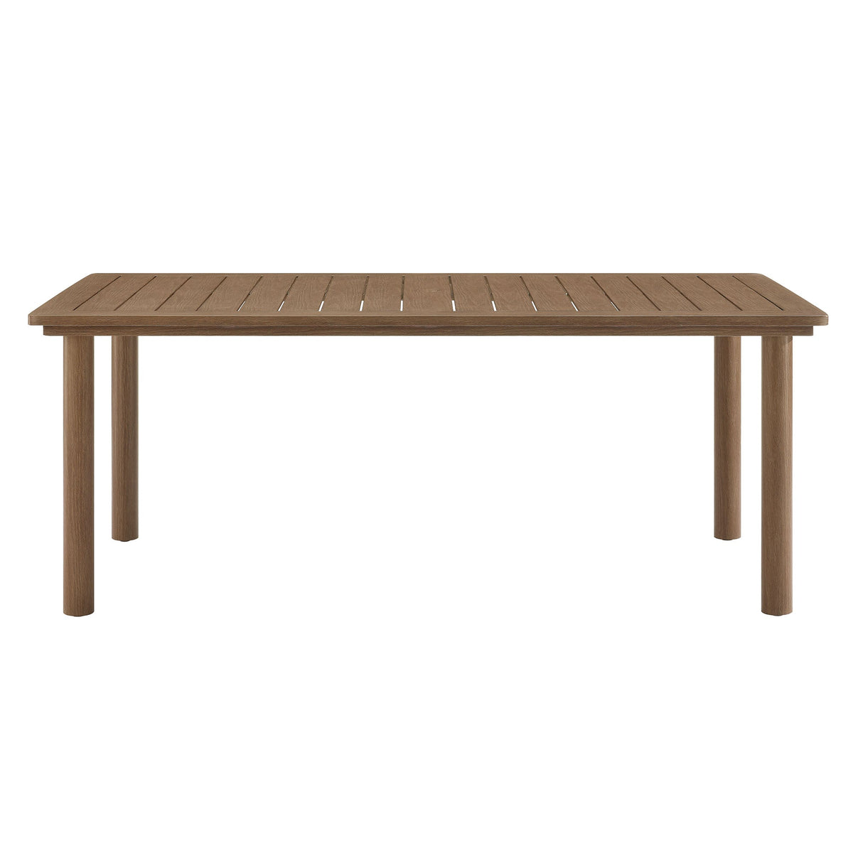 Parkland 7-Piece Rectangular Outdoor Patio Rattan and Aluminum Dining Table and Chairs Set by Modway, photo 22 of 30