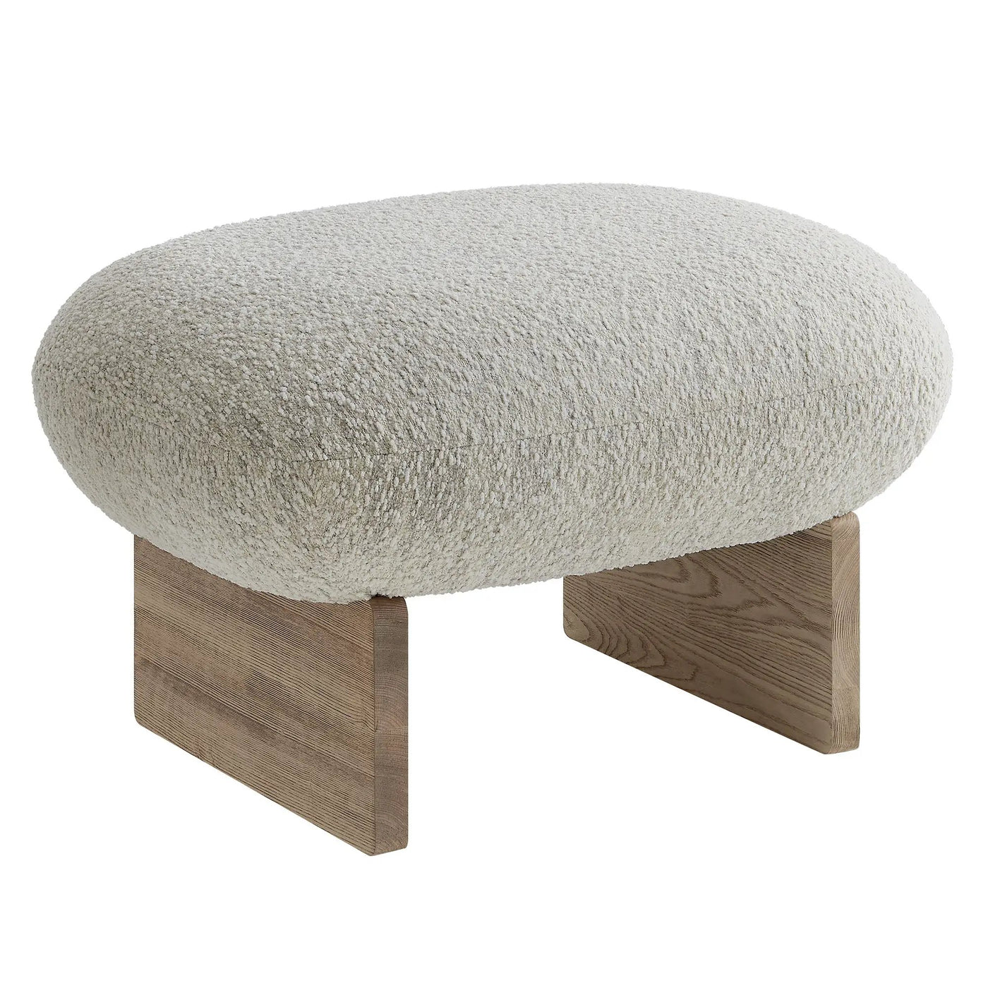 Loyal Boucle Fabric Accent Chair and Ottoman Set by Modway by HouseOfZazla