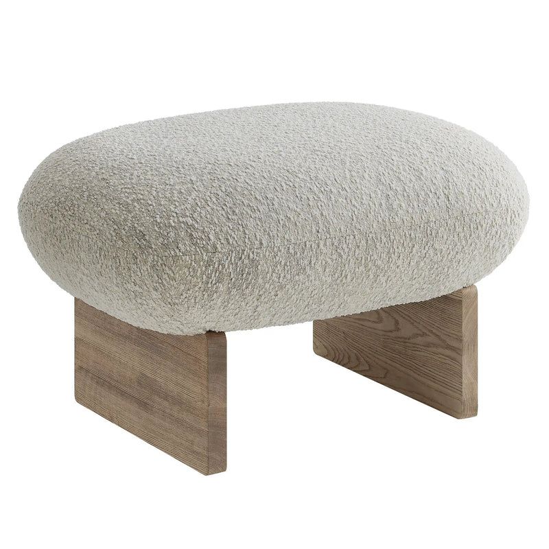 Loyal Boucle Fabric Accent Chair and Ottoman Set by Modway by HouseOfZazla