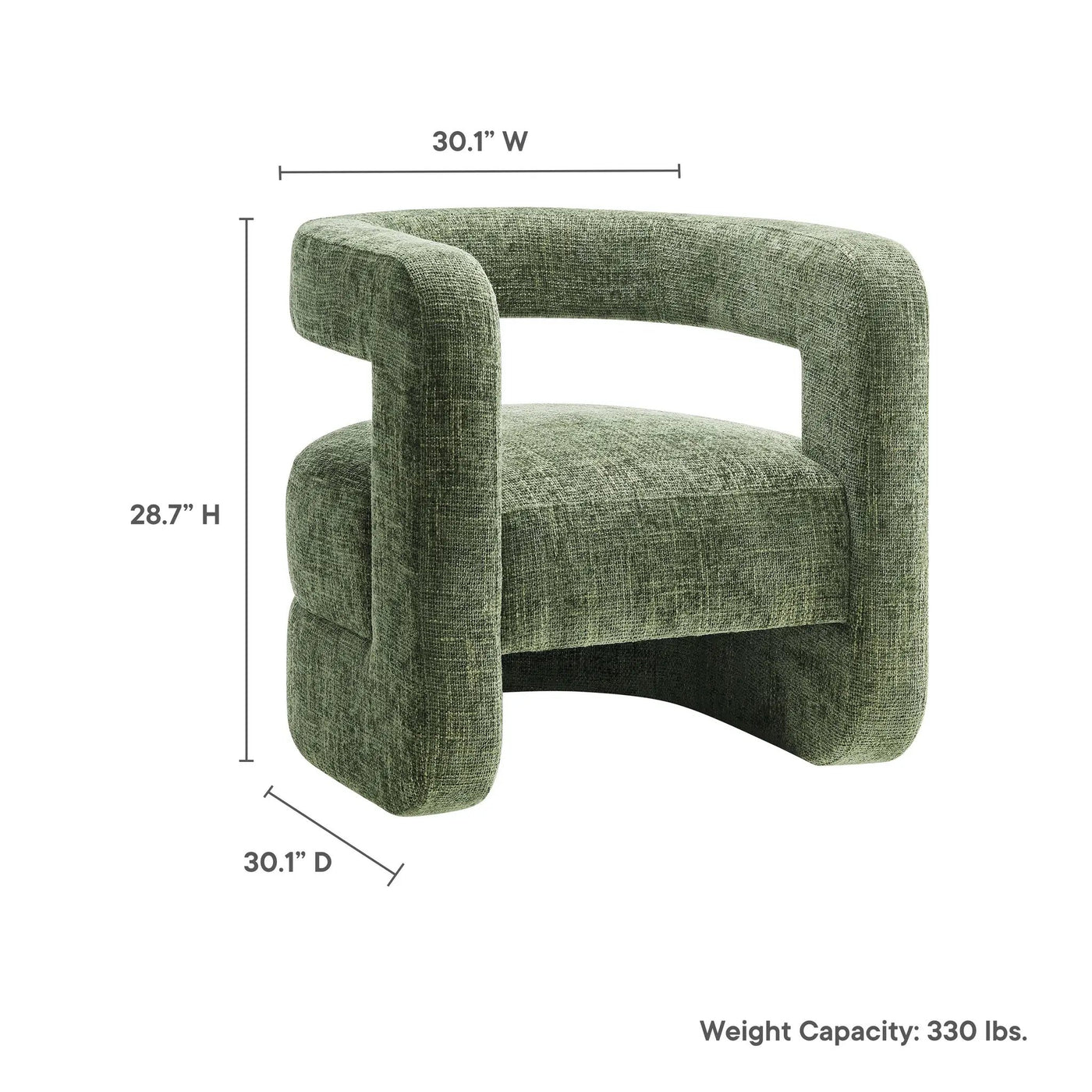 Jaylin Upholstered Chenille Accent Chair by Modway by HouseOfZazla