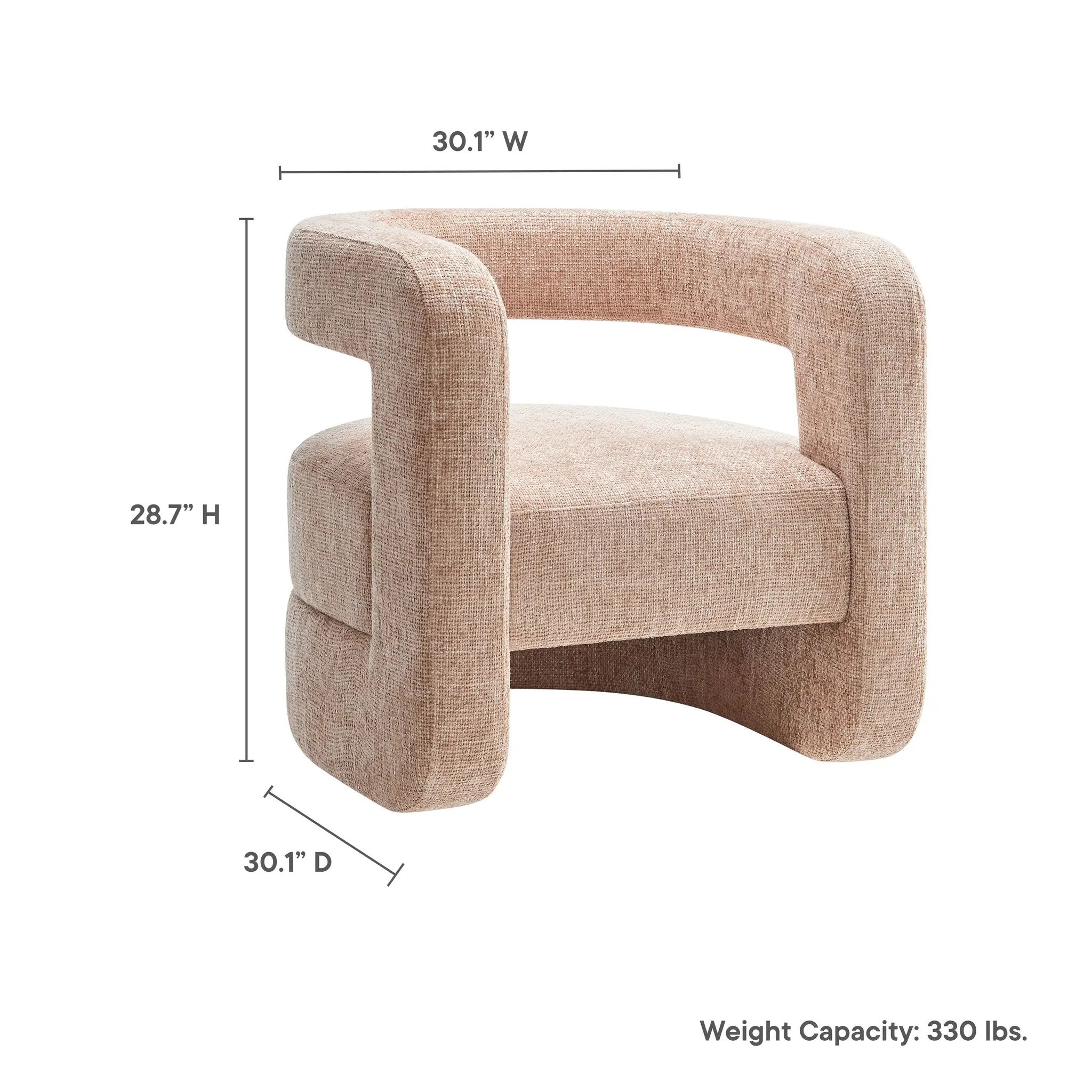 Jaylin Upholstered Chenille Accent Chair by Modway by HouseOfZazla