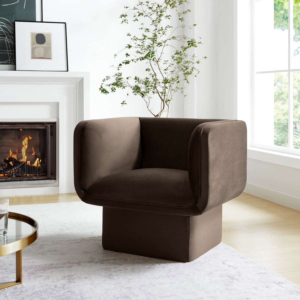 Tate Performance Velvet Accent Chair by Modway, photo 17 of 36