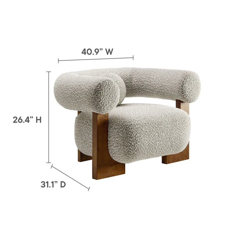 Jace Boucle Accent Chair by Modway by HouseOfZazla