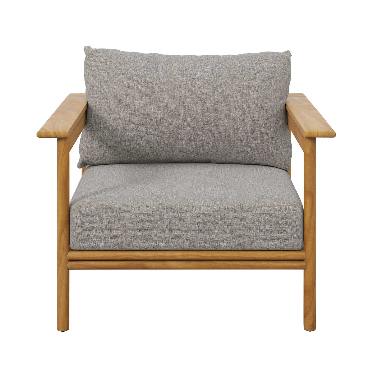 Wren Outdoor Patio Teak Wood Armchair Set of 2 by Modway by HouseOfZazla