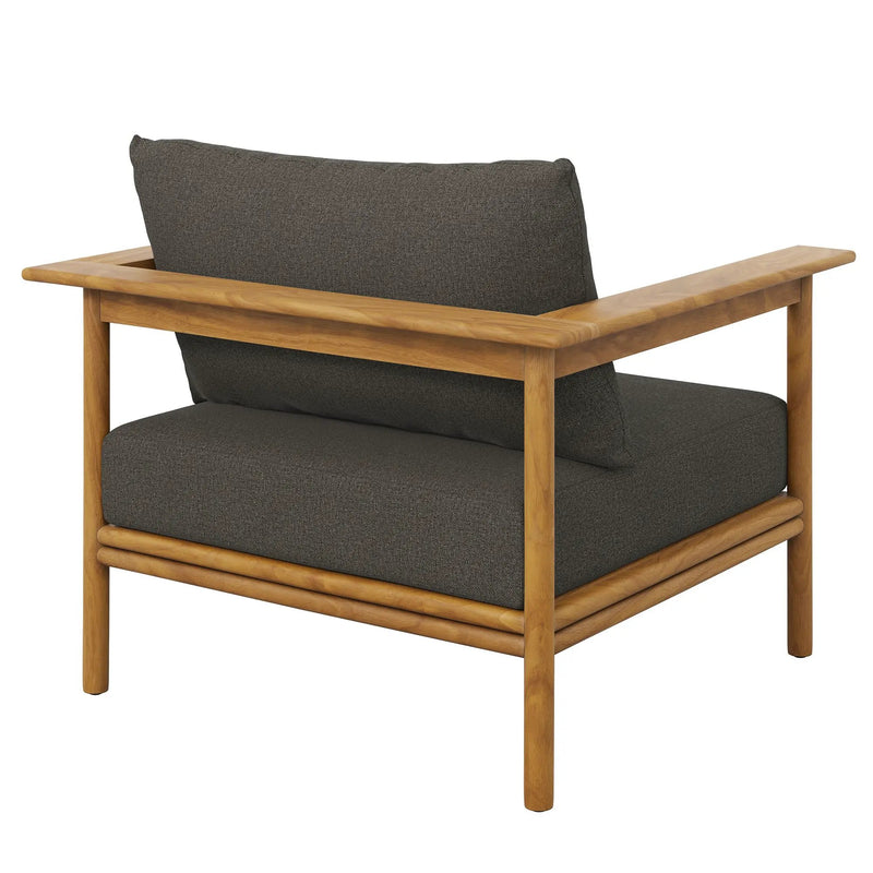 Wren Outdoor Patio Teak Wood Armchair Set of 2 by Modway by HouseOfZazla