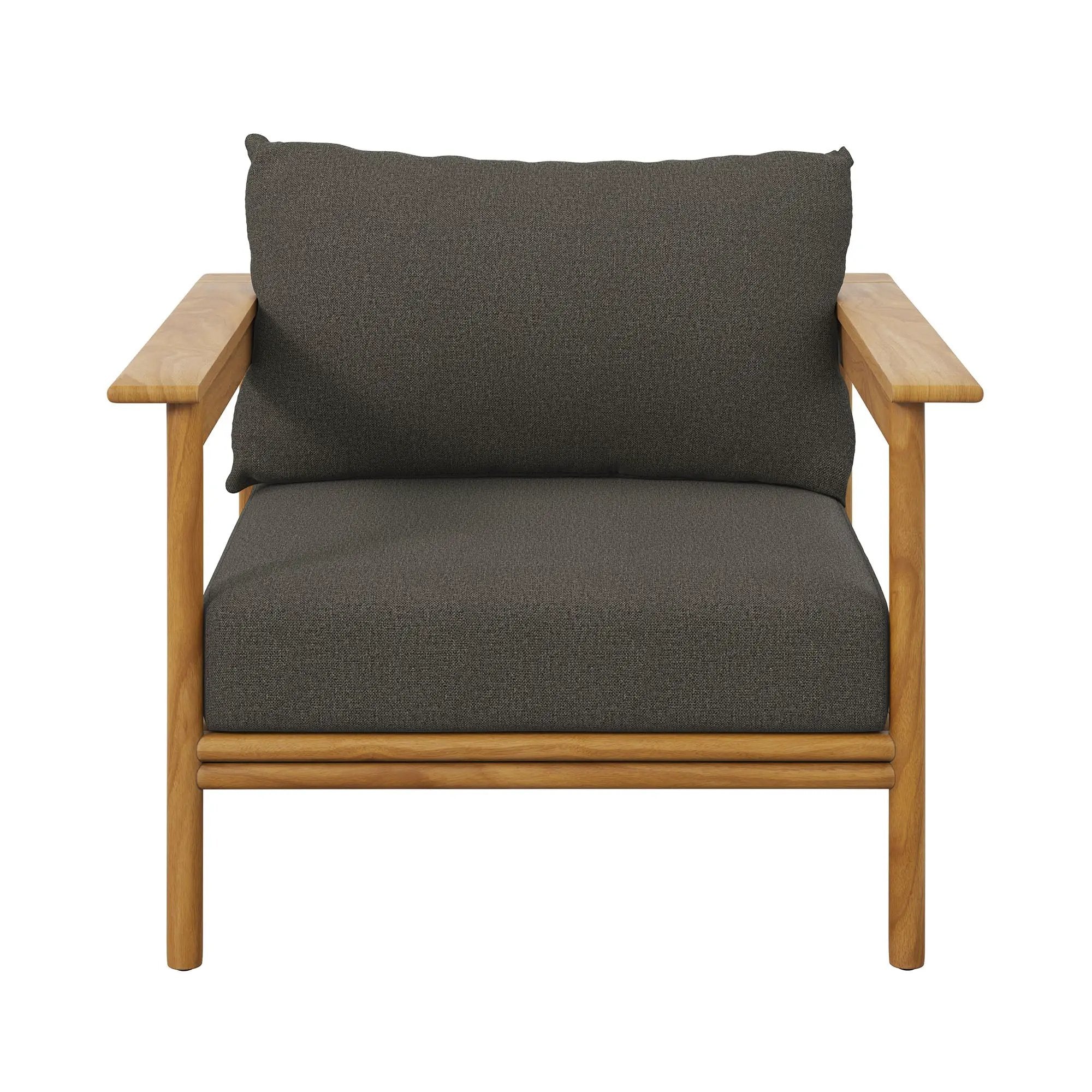 Wren Outdoor Patio Teak Wood Armchair Set of 2 by Modway by HouseOfZazla