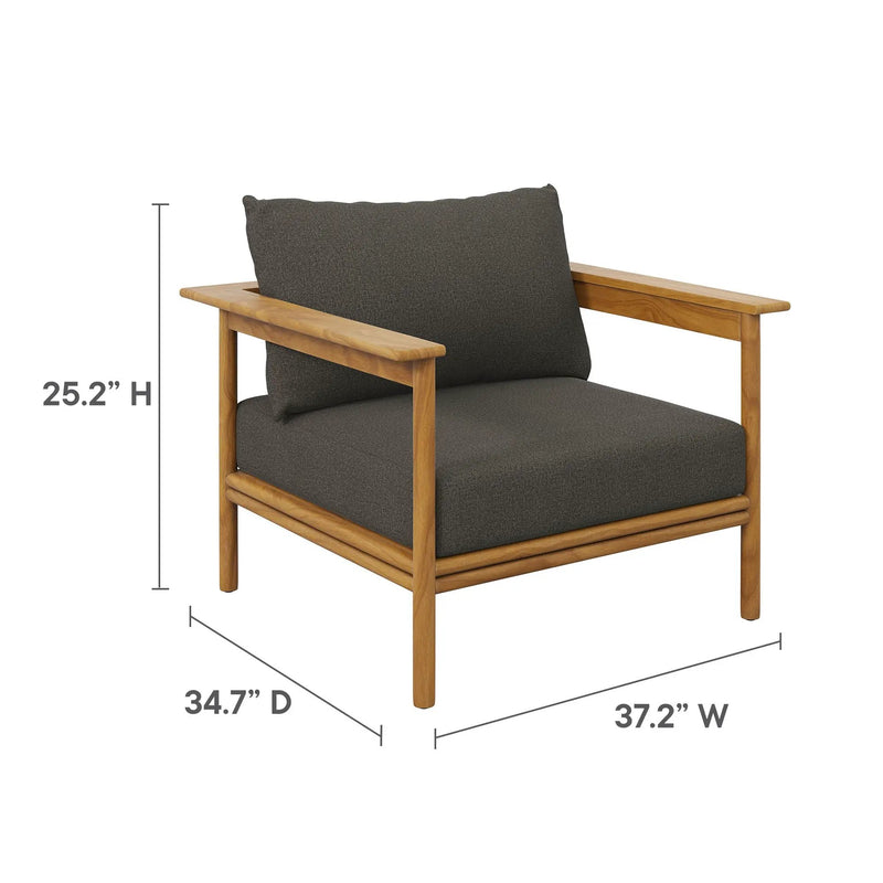Wren 4-Piece Outdoor Patio Teak Wood Furniture Set by Modway by HouseOfZazla