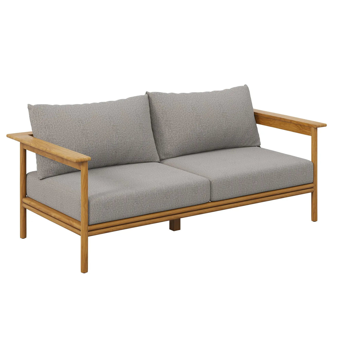 Wren Outdoor Patio Teak Wood Sofa by Modway by HouseOfZazla