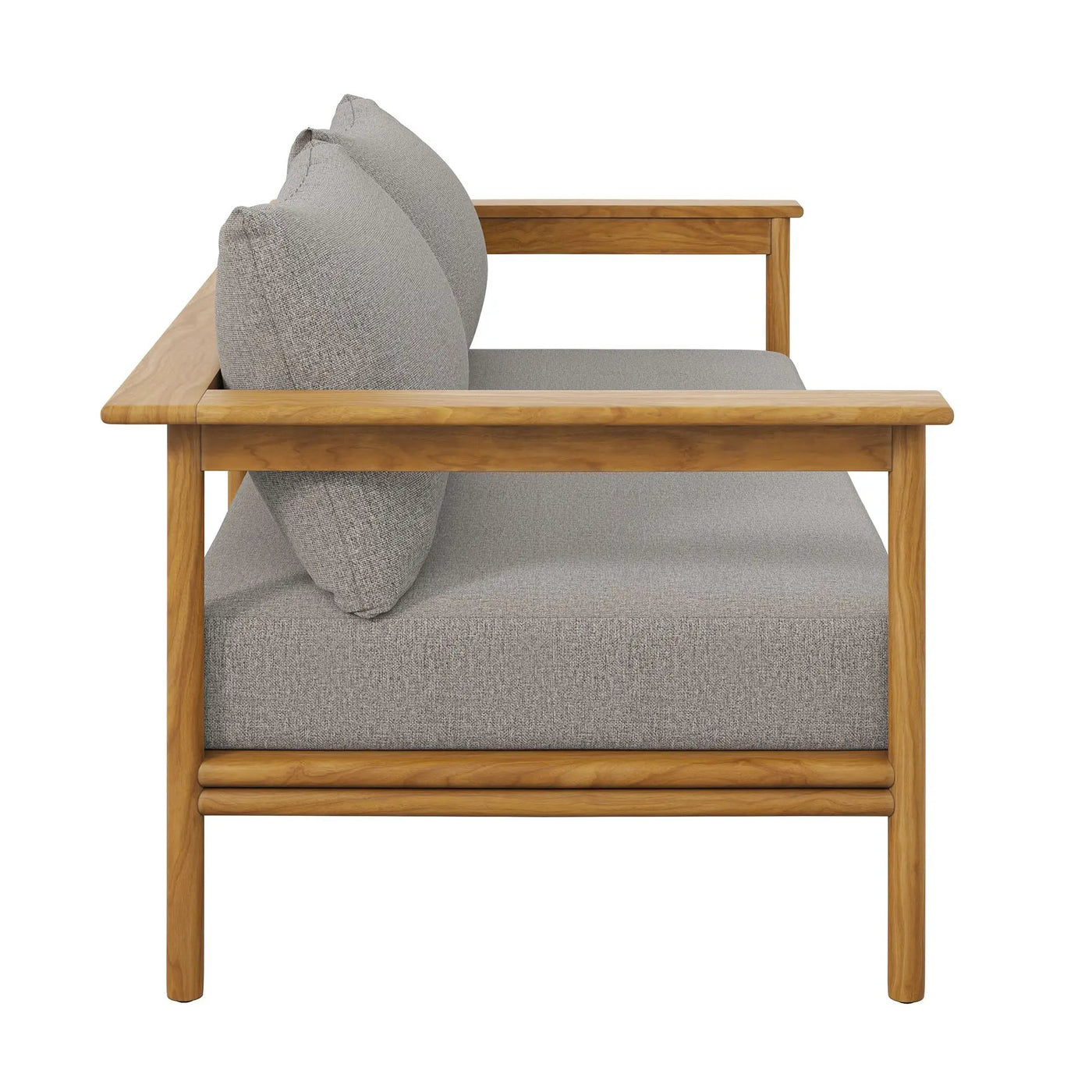 Wren Outdoor Patio Teak Wood Sofa by Modway by HouseOfZazla