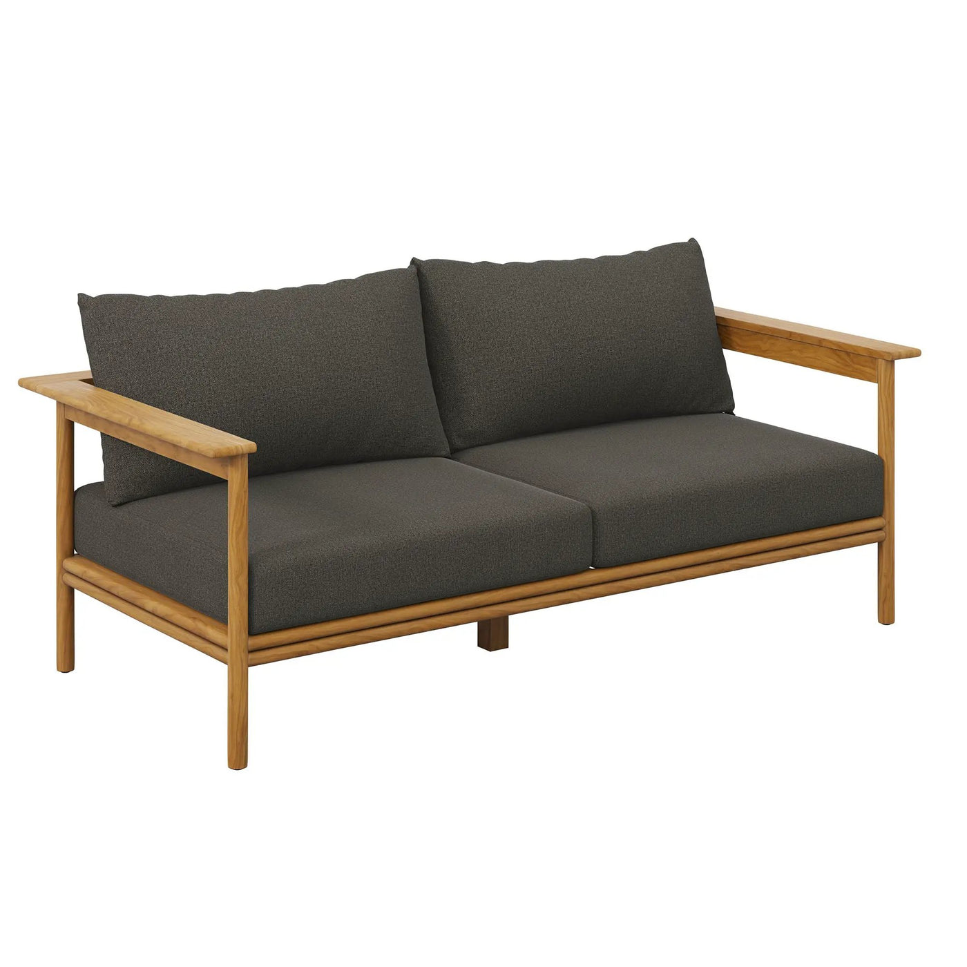 Wren Outdoor Patio Teak Wood Sofa by Modway by HouseOfZazla