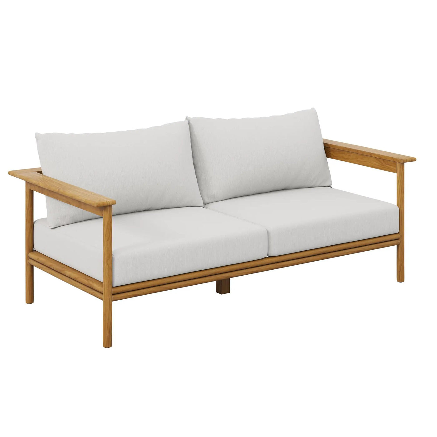 Wren Outdoor Patio Teak Wood Sofa by Modway by HouseOfZazla