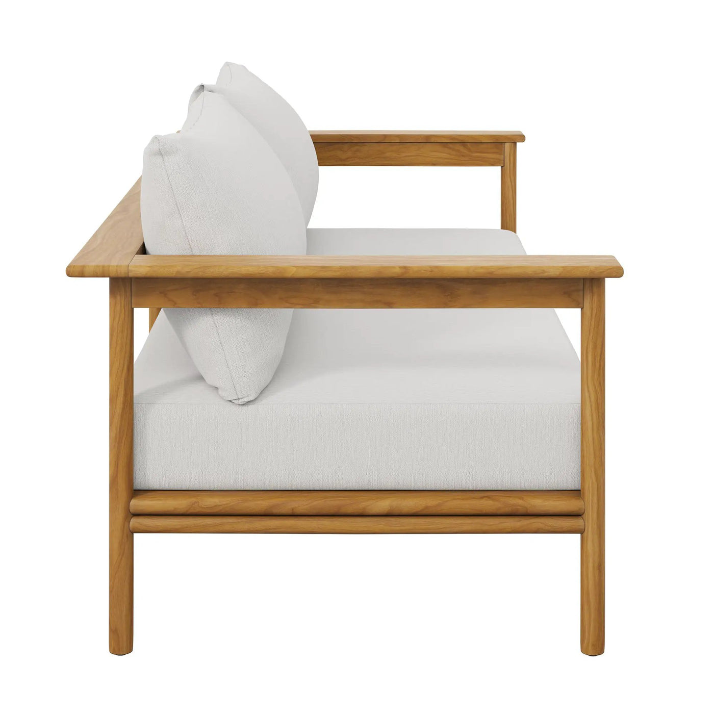 Wren Outdoor Patio Teak Wood Sofa by Modway by HouseOfZazla