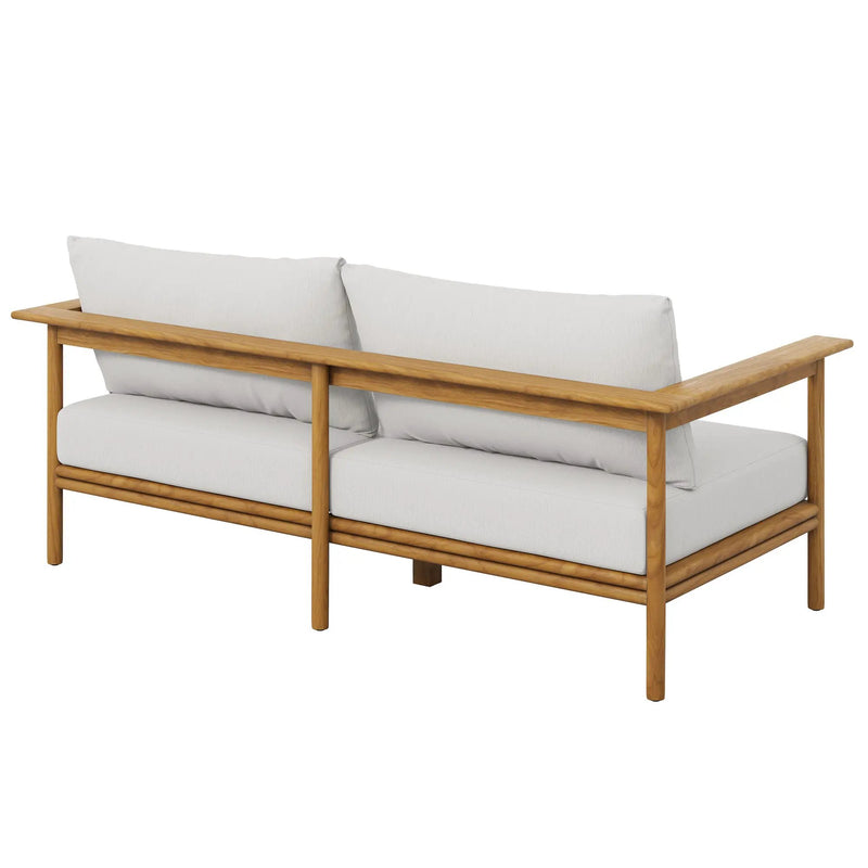 Wren Outdoor Patio Teak Wood Sofa by Modway by HouseOfZazla