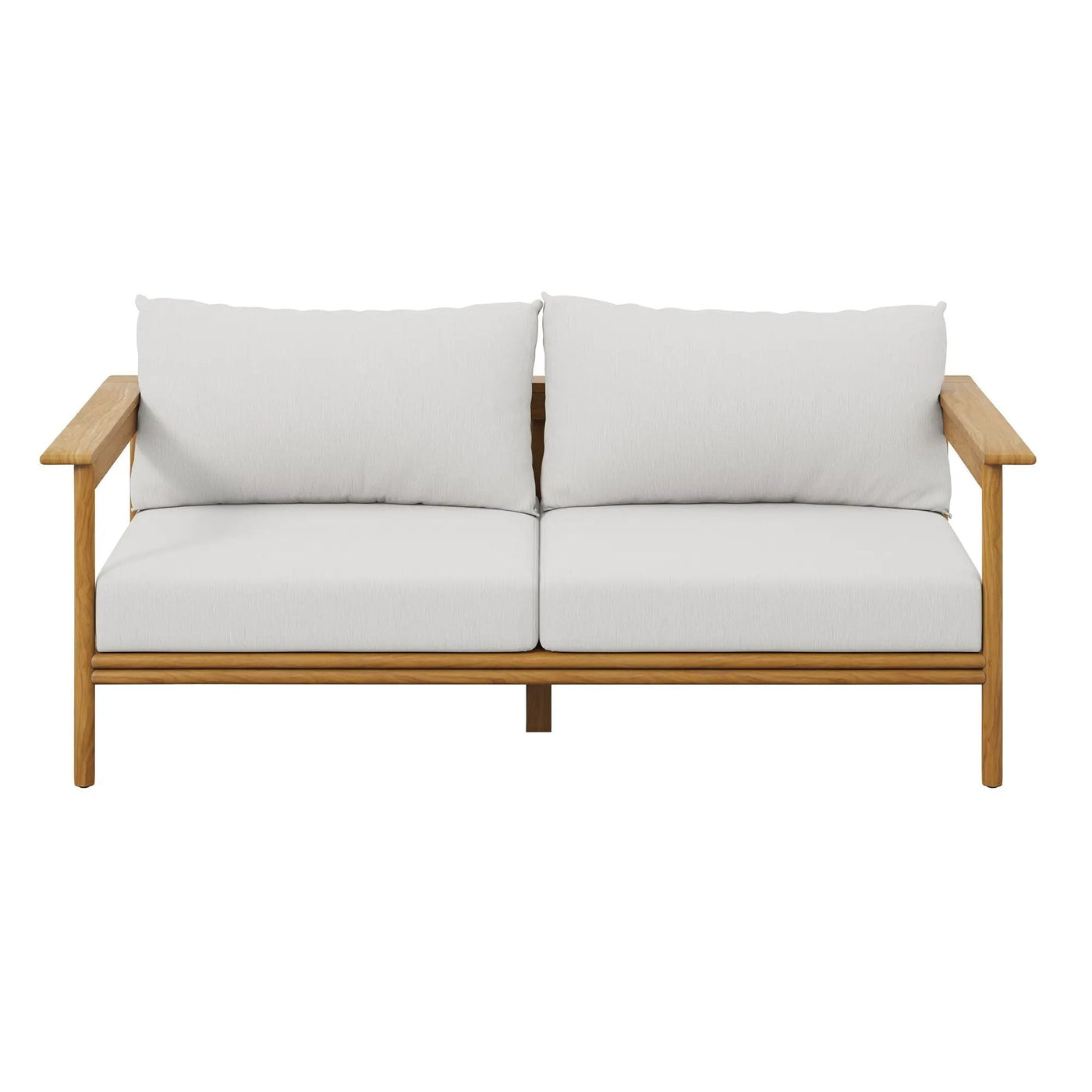 Wren Outdoor Patio Teak Wood Sofa by Modway by HouseOfZazla