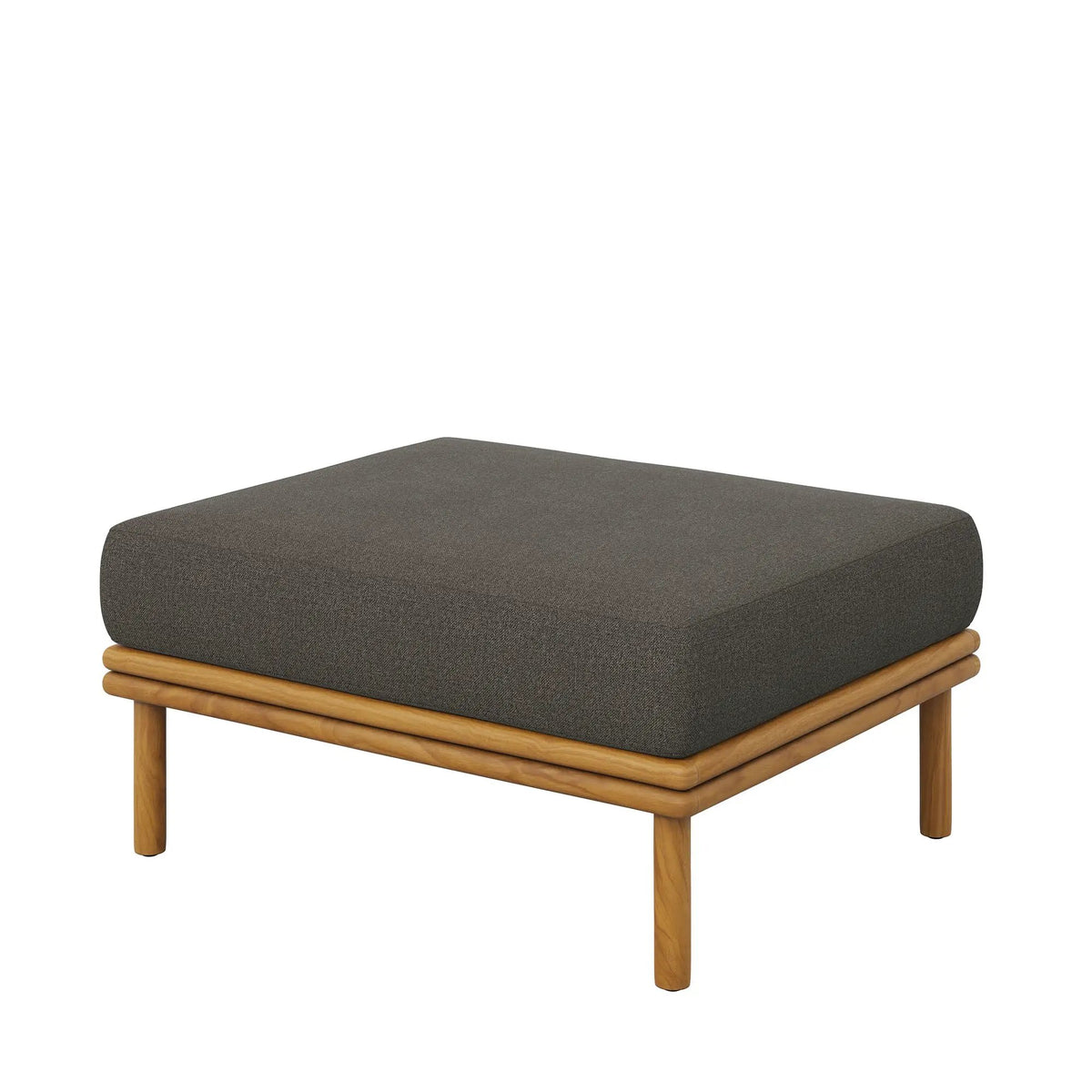 Wren Outdoor Patio Teak Wood Ottoman By Modway by HouseOfZazla