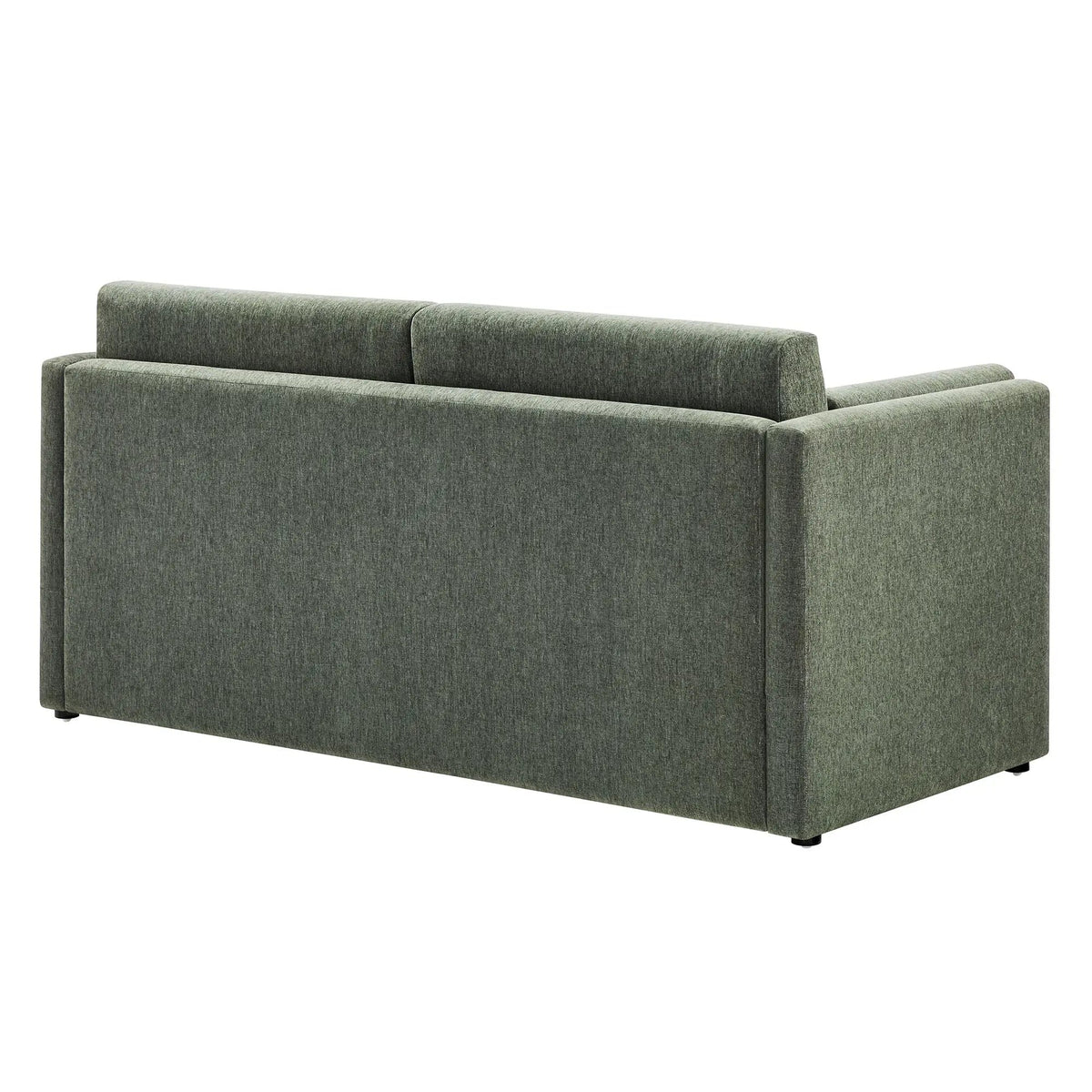 Linden Upholstered Heathered Chenille Small Sofa by HouseOfZazla