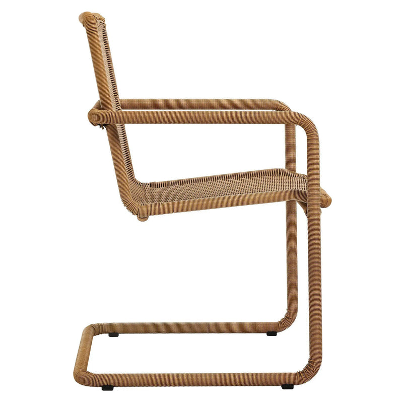 Abacus Outdoor Patio Wicker Dining Chairs Set of 2 by Modway by HouseOfZazla