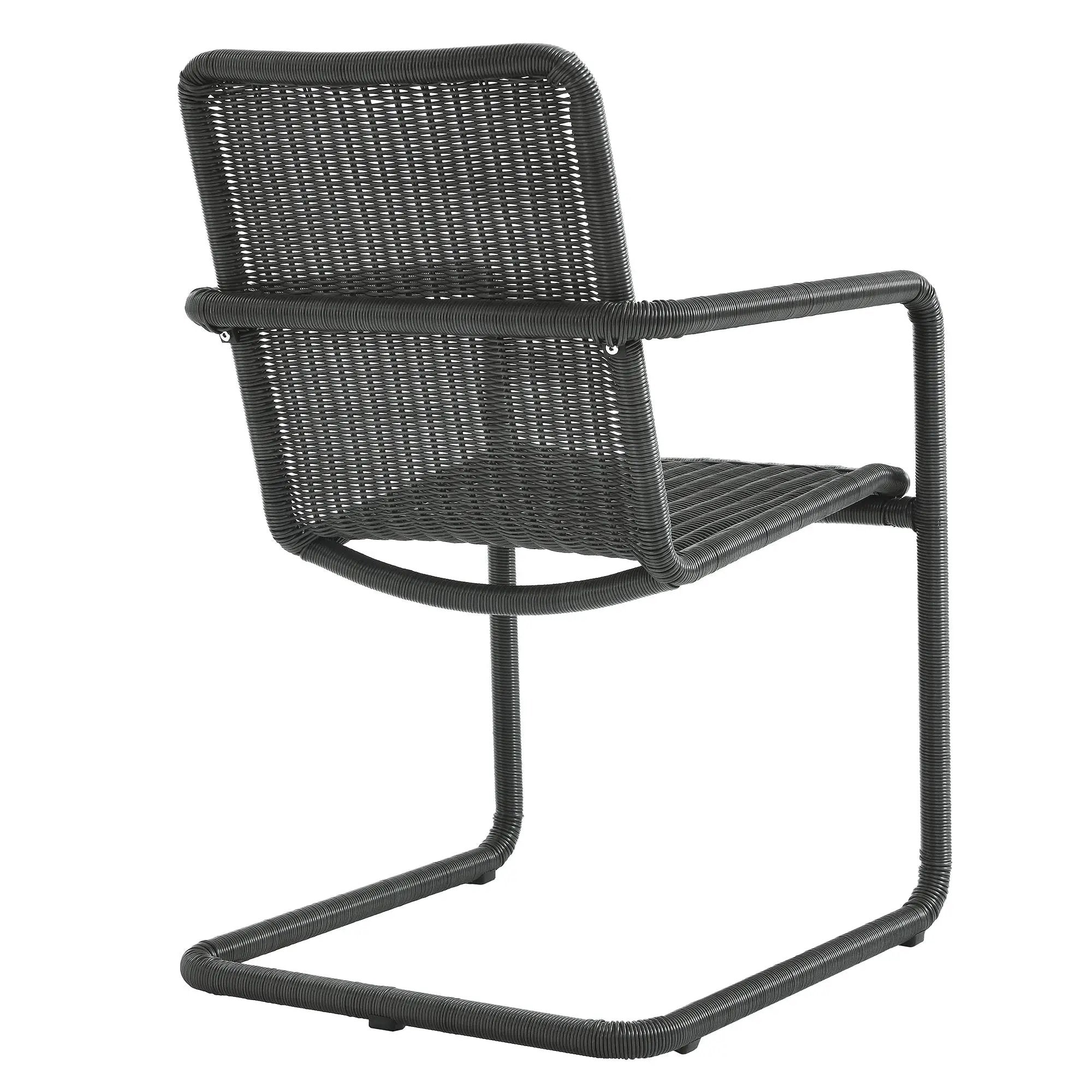Abacus Outdoor Patio Wicker Dining Chairs Set of 2 by Modway by HouseOfZazla