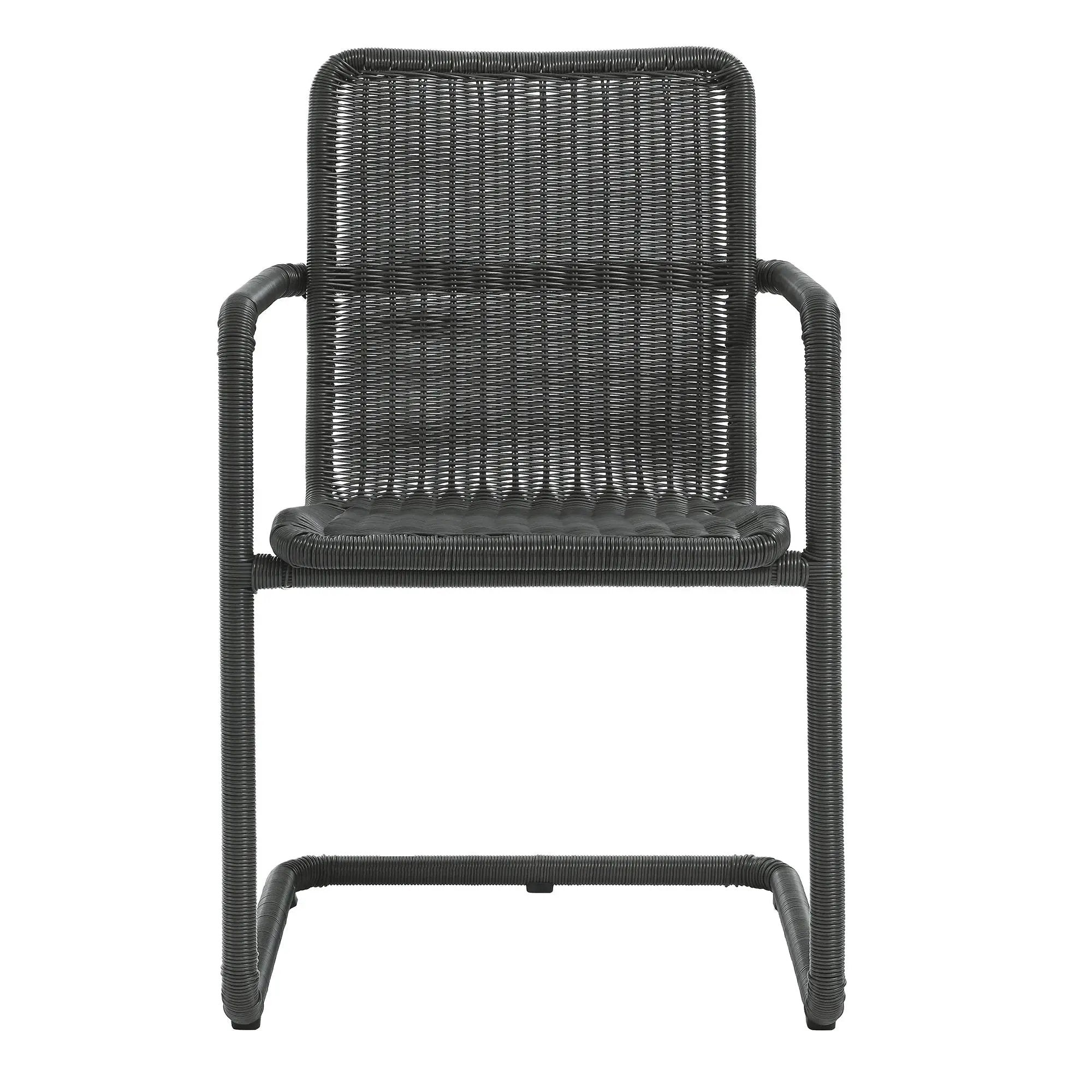 Abacus Outdoor Patio Wicker Dining Chairs Set of 2 by Modway by HouseOfZazla
