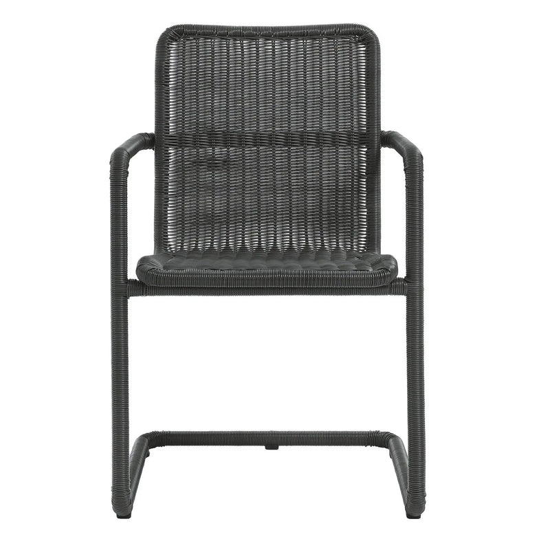 Abacus Outdoor Patio Wicker Dining Chairs Set of 2 by Modway by HouseOfZazla