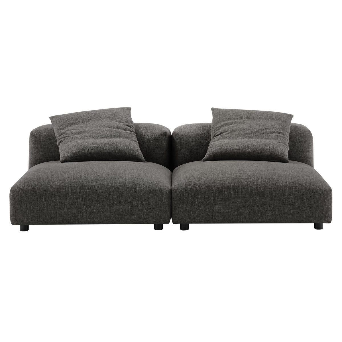 Solace 2-Piece Modular Upholstered Fabric Sofa by Modway, photo 5 of 24