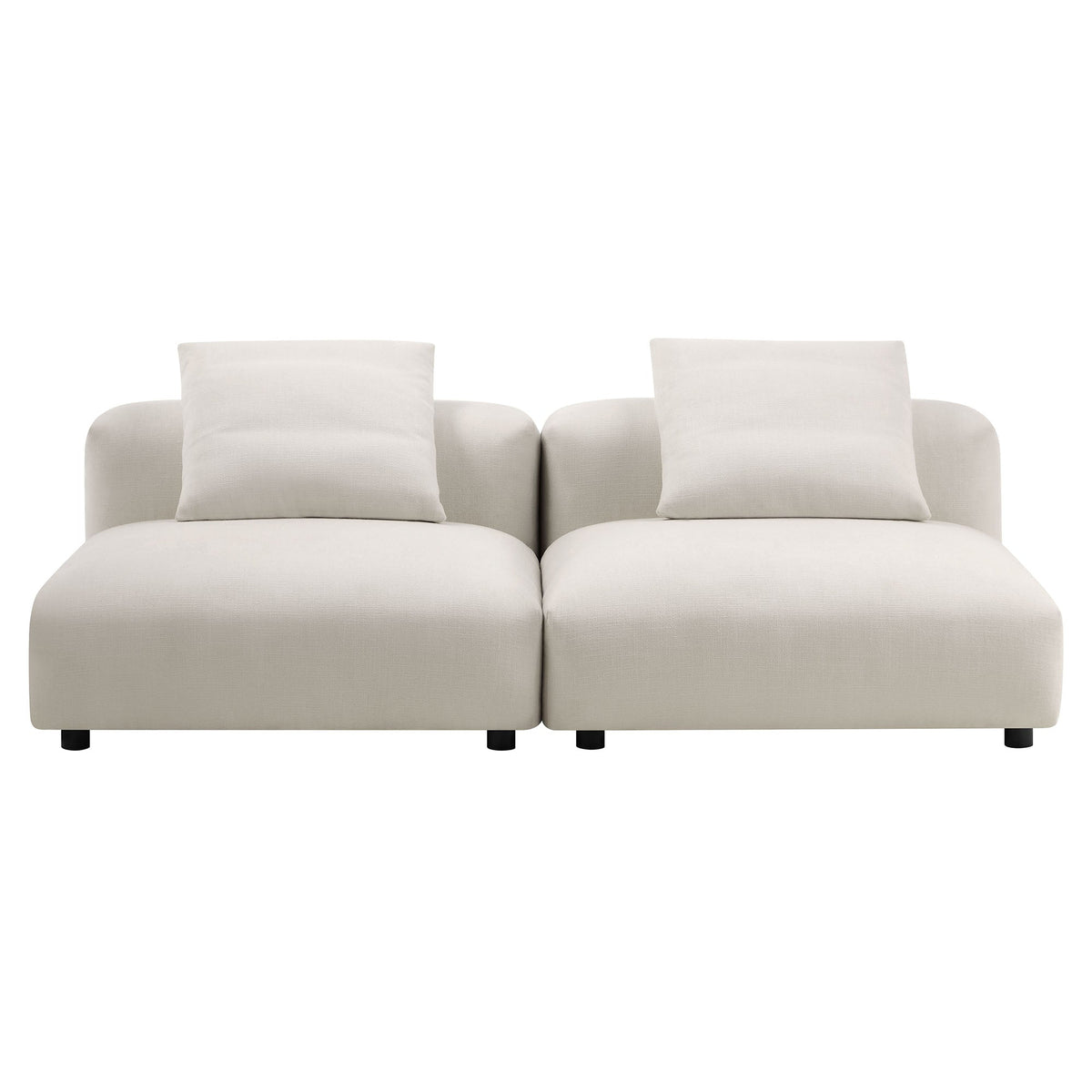 Solace 2-Piece Modular Upholstered Fabric Sofa by Modway, photo 21 of 24