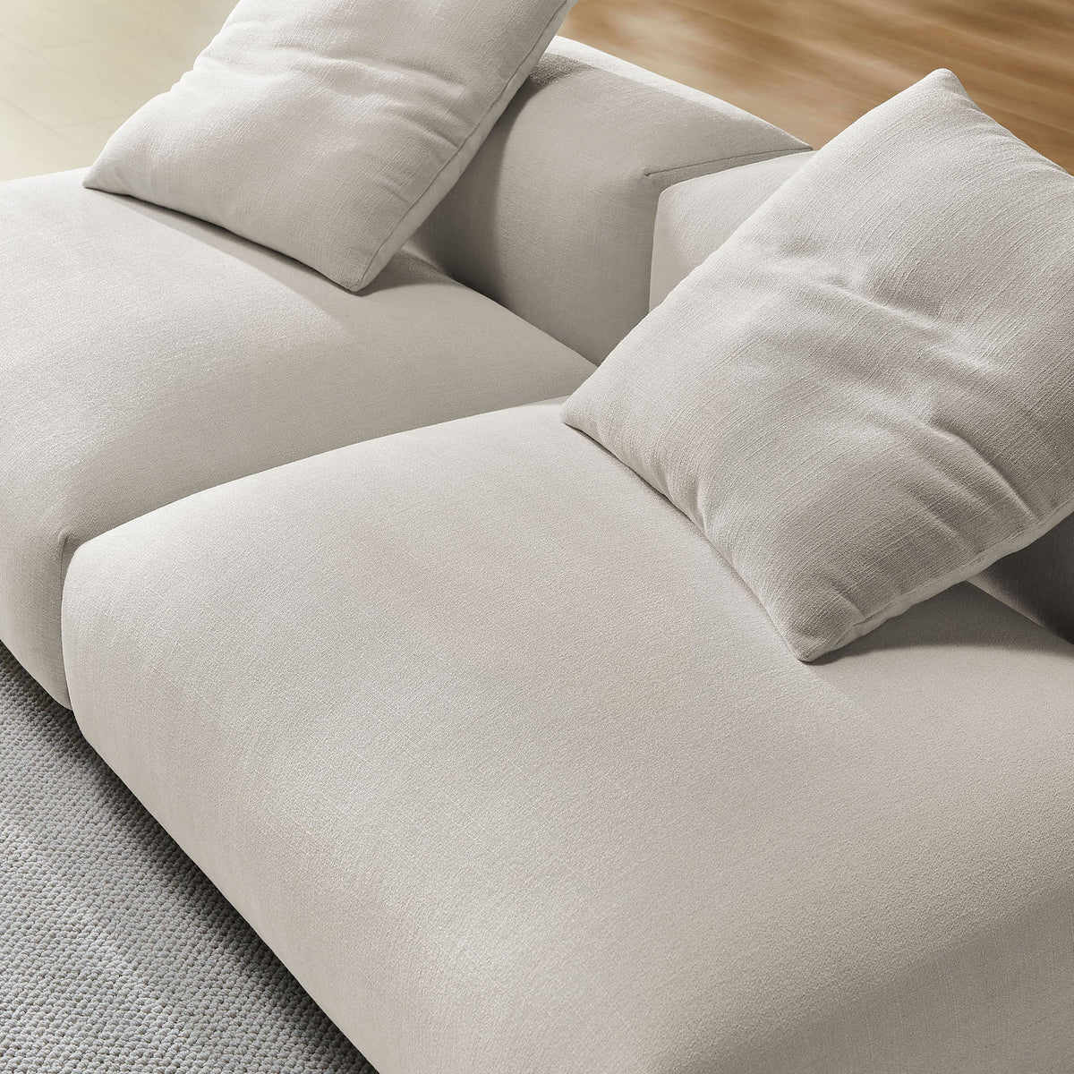 Solace 2-Piece Modular Upholstered Fabric Sofa by Modway, photo 24 of 24