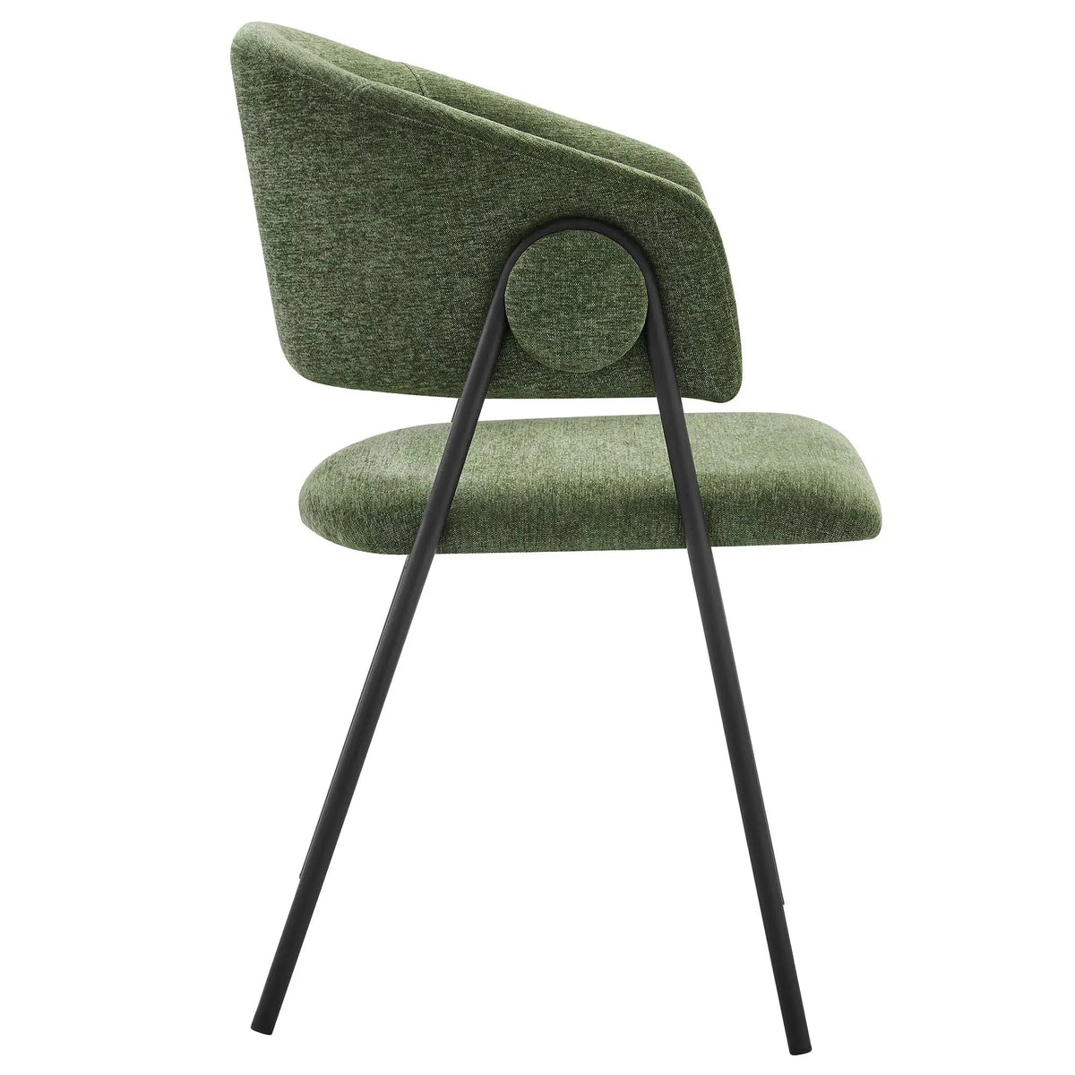Nella Upholstered Heathered Chenille Dining Chairs Set of 2 by Modway by HouseOfZazla