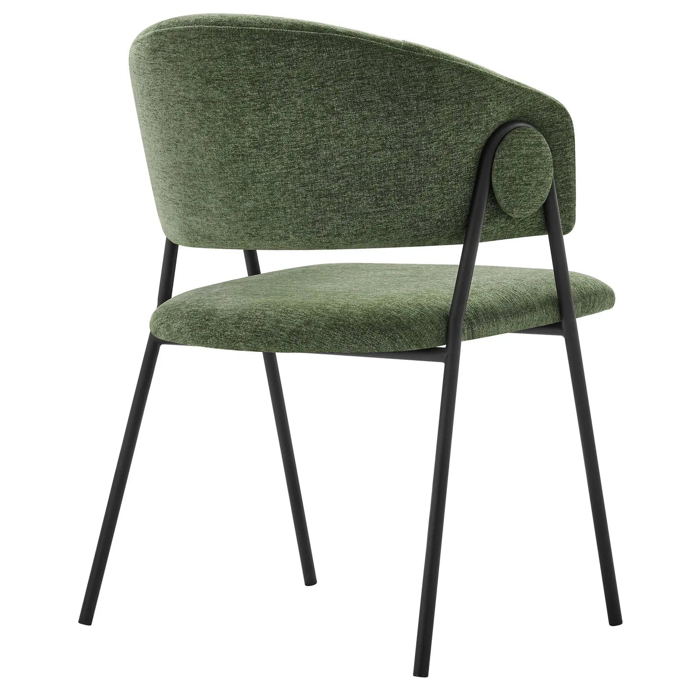 Nella Upholstered Heathered Chenille Dining Chairs Set of 2 by Modway by HouseOfZazla