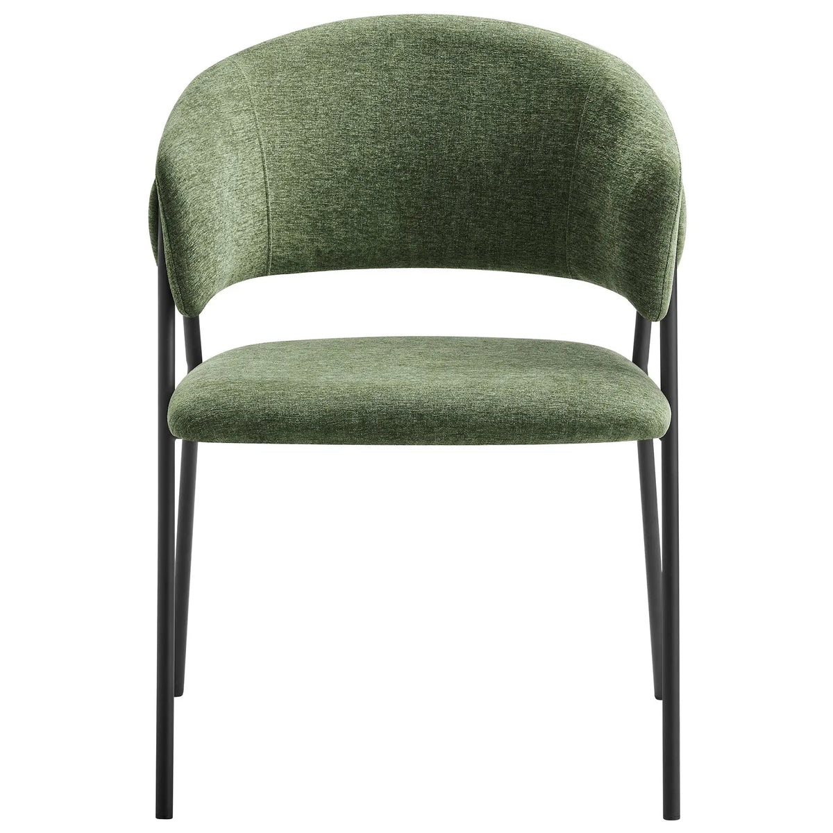 Nella Upholstered Heathered Chenille Dining Chairs Set of 2 by Modway by HouseOfZazla