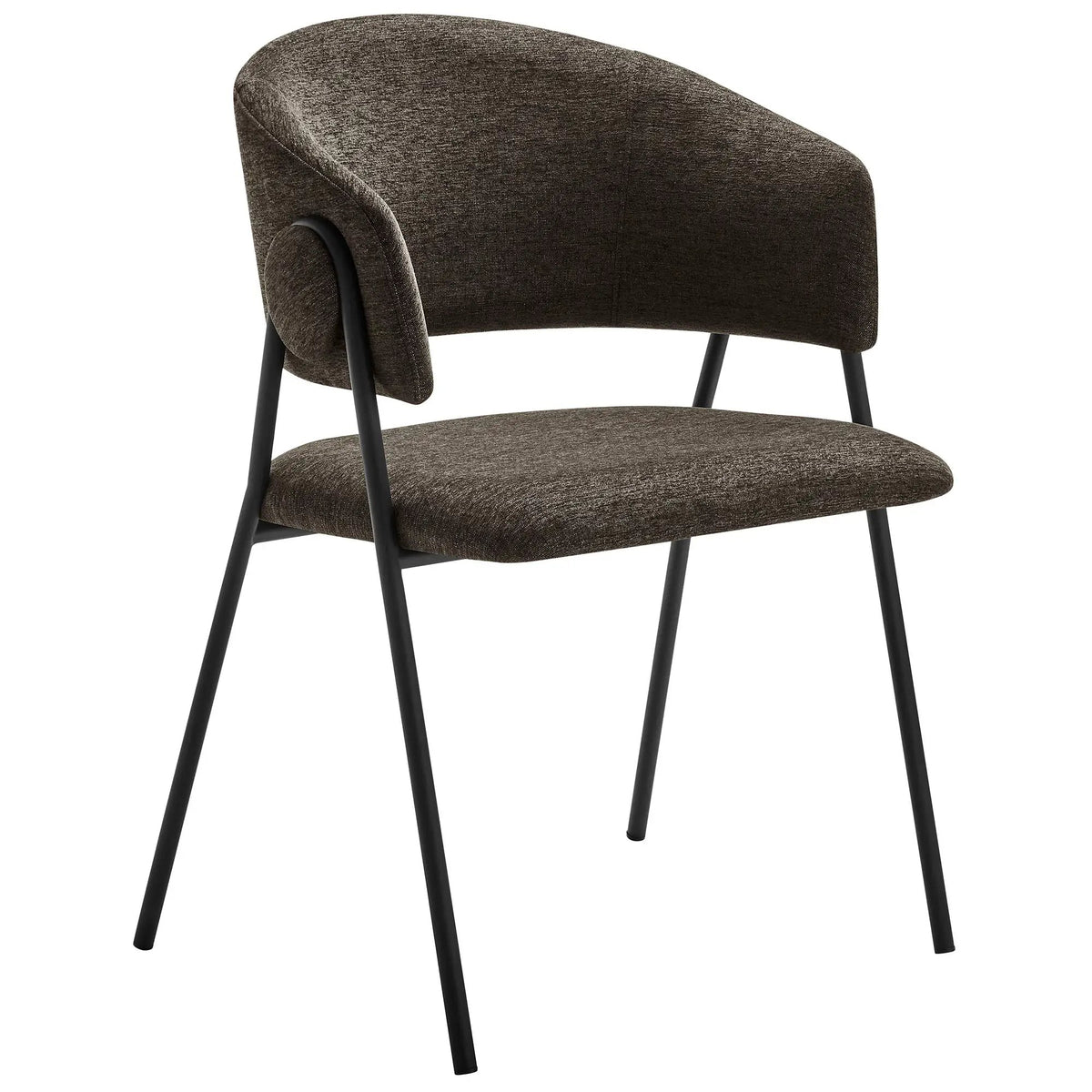 Nella Upholstered Heathered Chenille Dining Chairs Set of 2 by Modway by HouseOfZazla