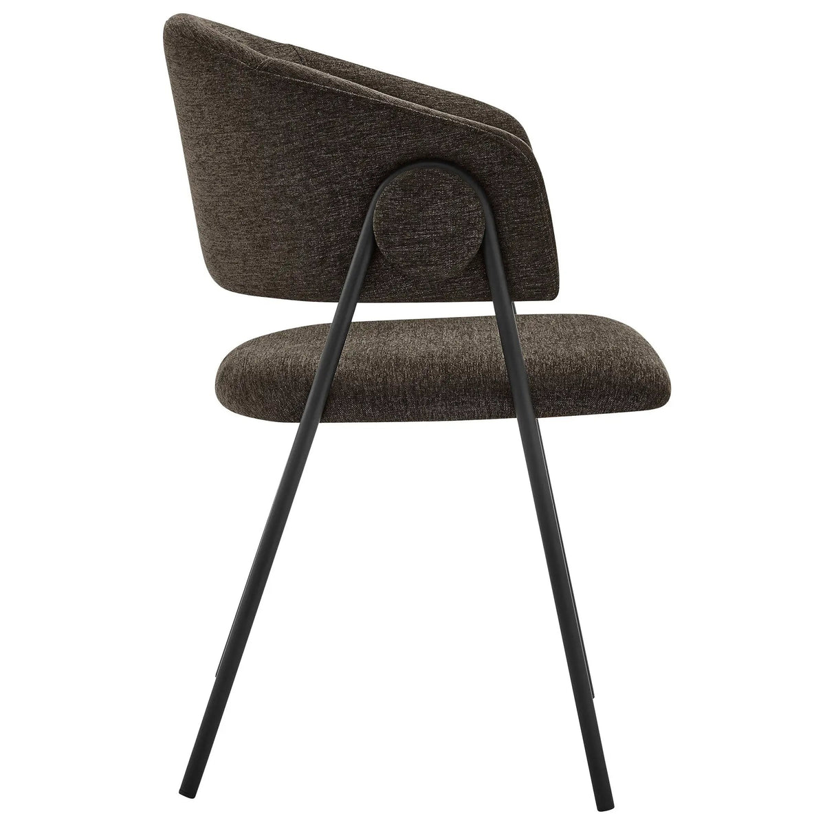 Nella Upholstered Heathered Chenille Dining Chairs Set of 2 by Modway by HouseOfZazla