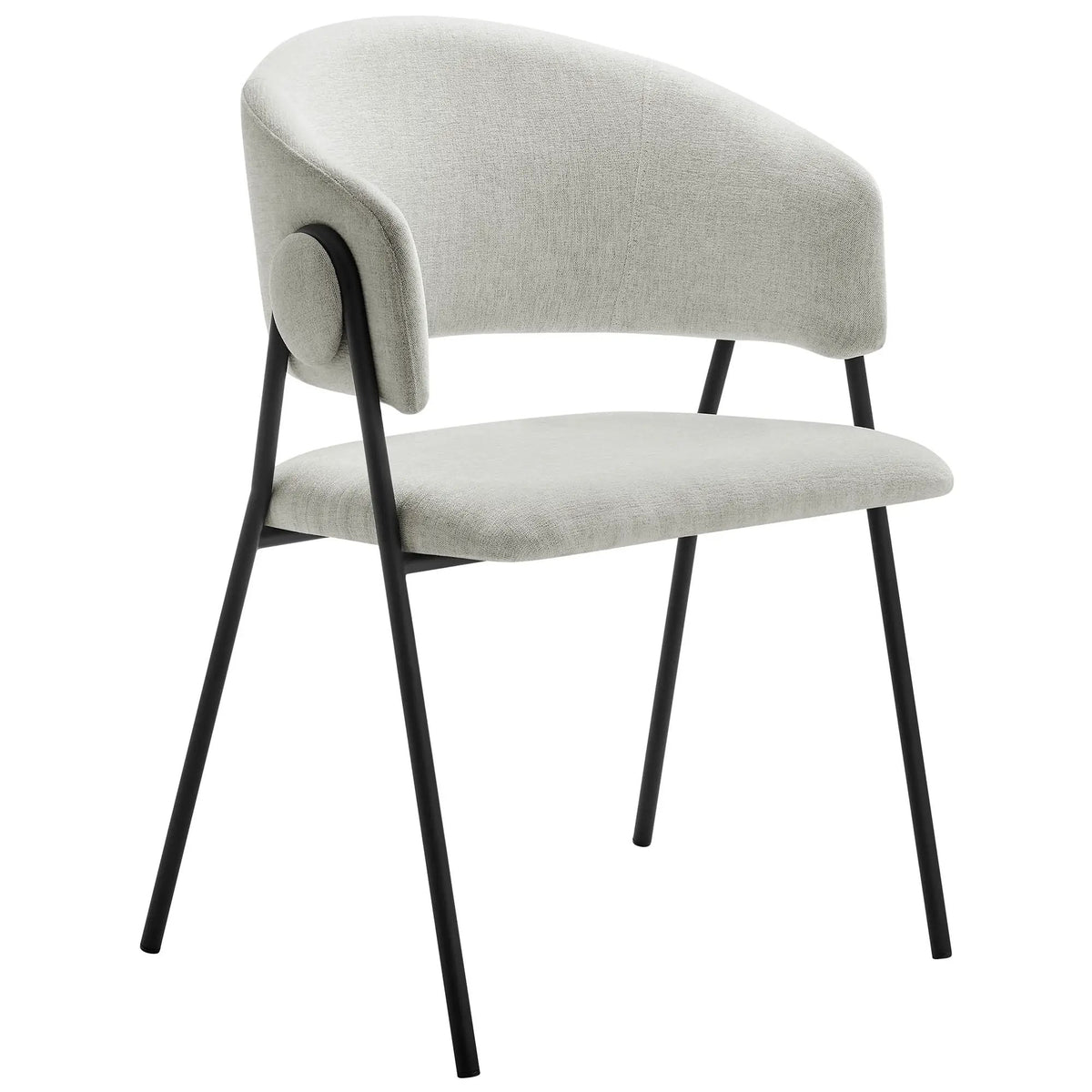 Nella Upholstered Heathered Chenille Dining Chairs Set of 2 by Modway by HouseOfZazla