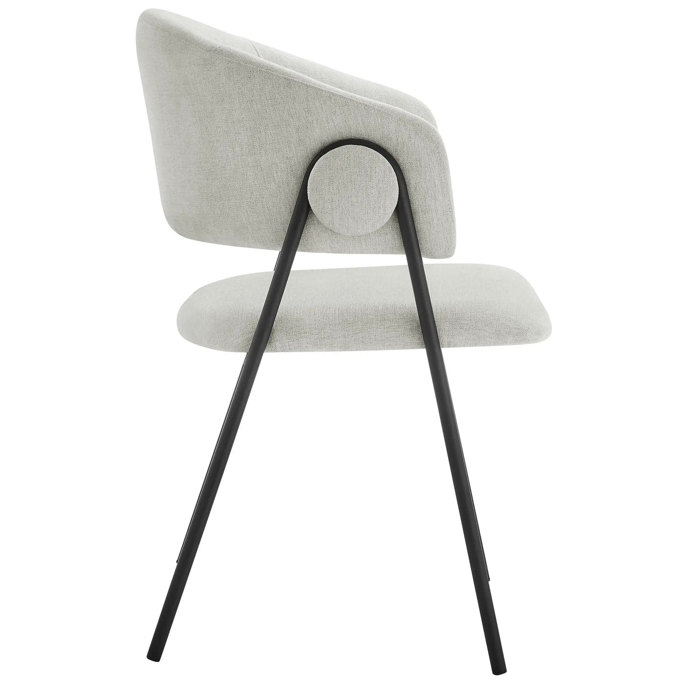 Nella Upholstered Heathered Chenille Dining Chairs Set of 2 by Modway by HouseOfZazla