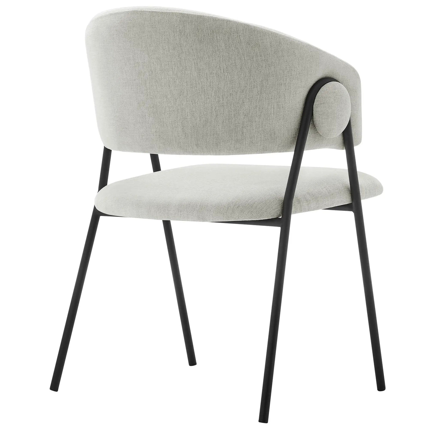Nella Upholstered Heathered Chenille Dining Chairs Set of 2 by Modway by HouseOfZazla