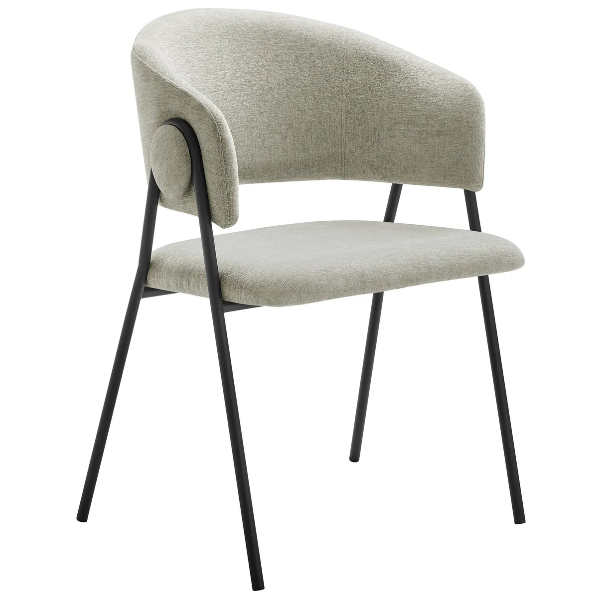 Nella Upholstered Heathered Chenille Dining Chairs Set of 2 by Modway by HouseOfZazla