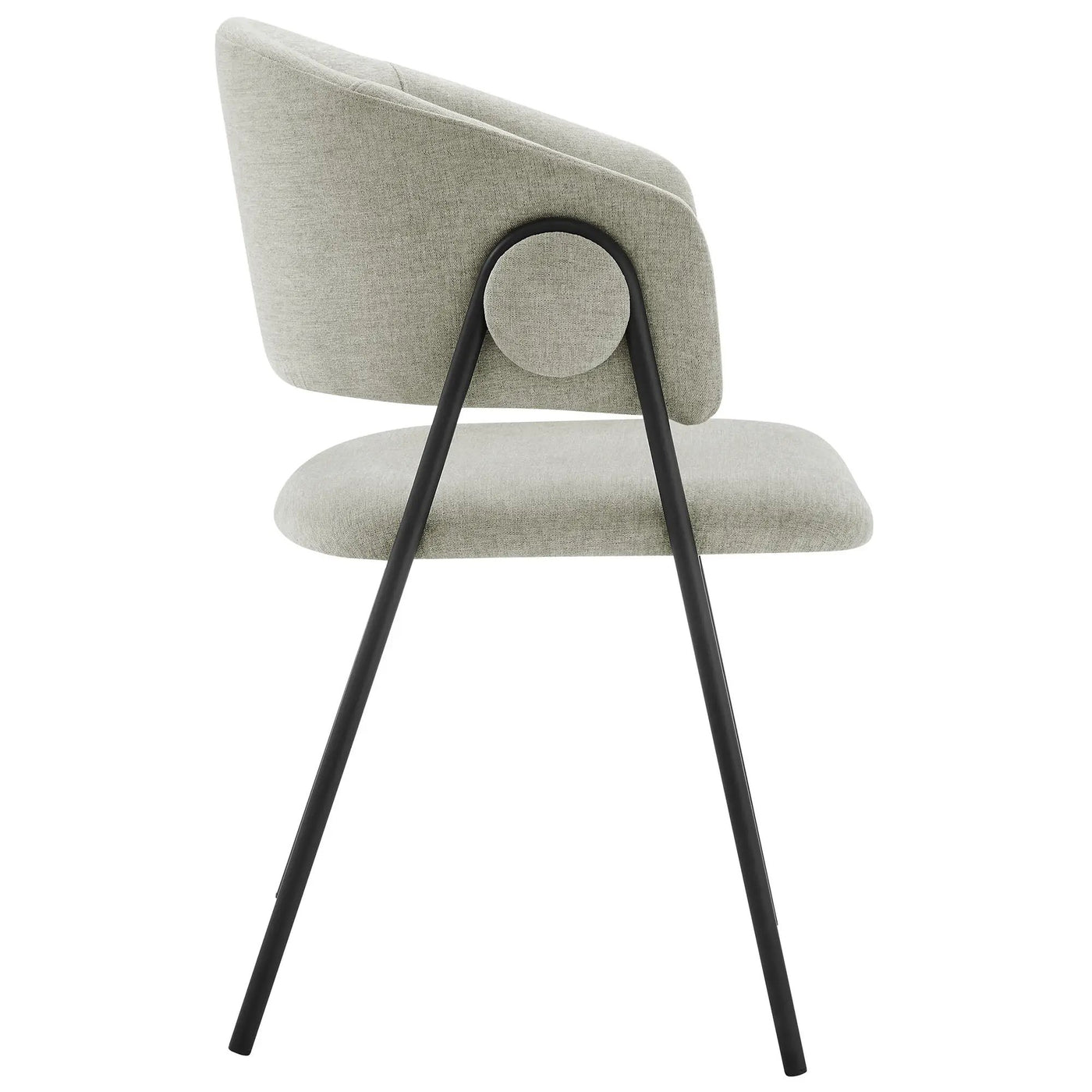 Nella Upholstered Heathered Chenille Dining Chairs Set of 2 by Modway by HouseOfZazla