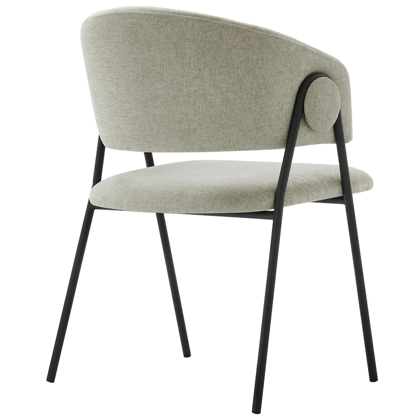 Nella Upholstered Heathered Chenille Dining Chairs Set of 2 by Modway by HouseOfZazla