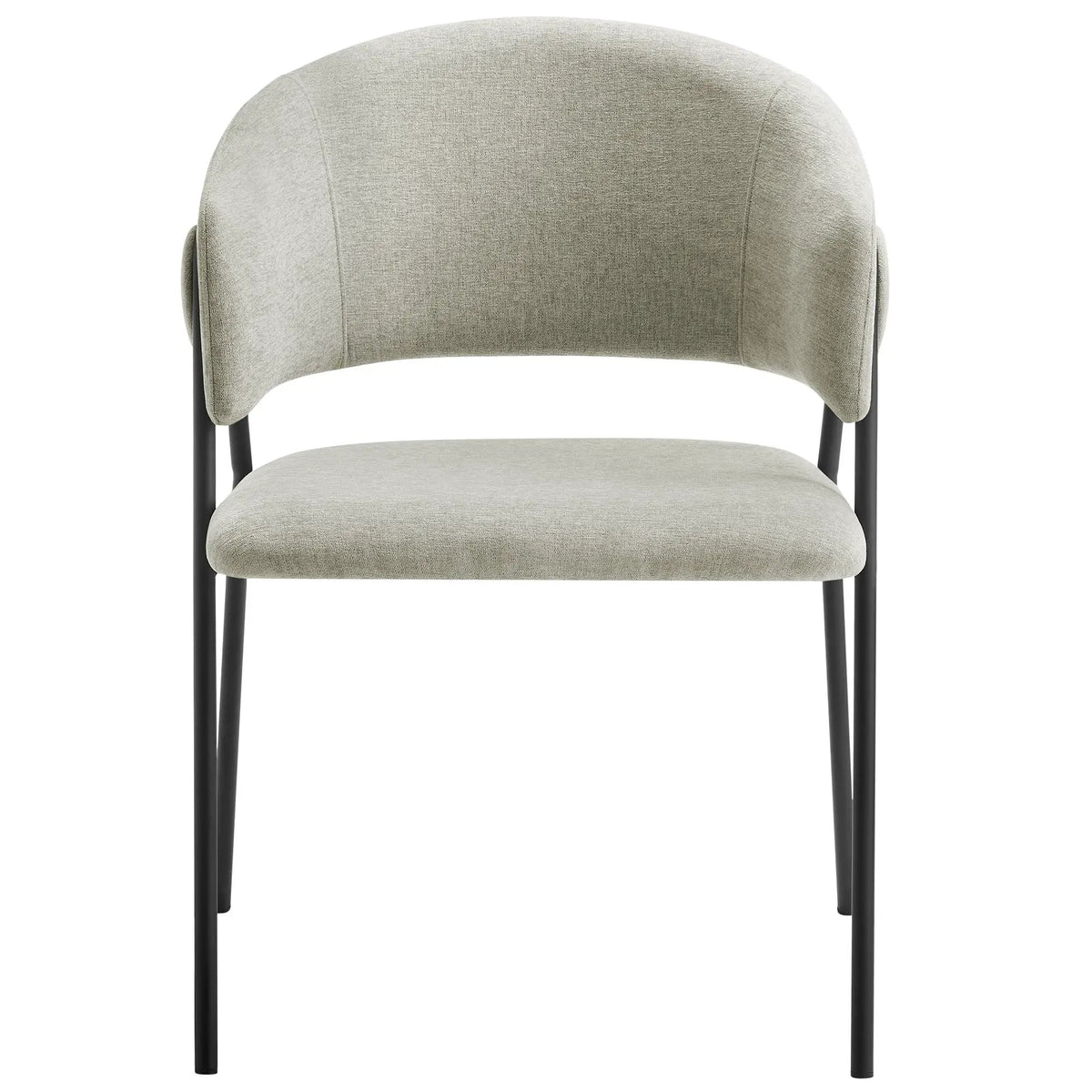 Nella Upholstered Heathered Chenille Dining Chairs Set of 2 by Modway by HouseOfZazla