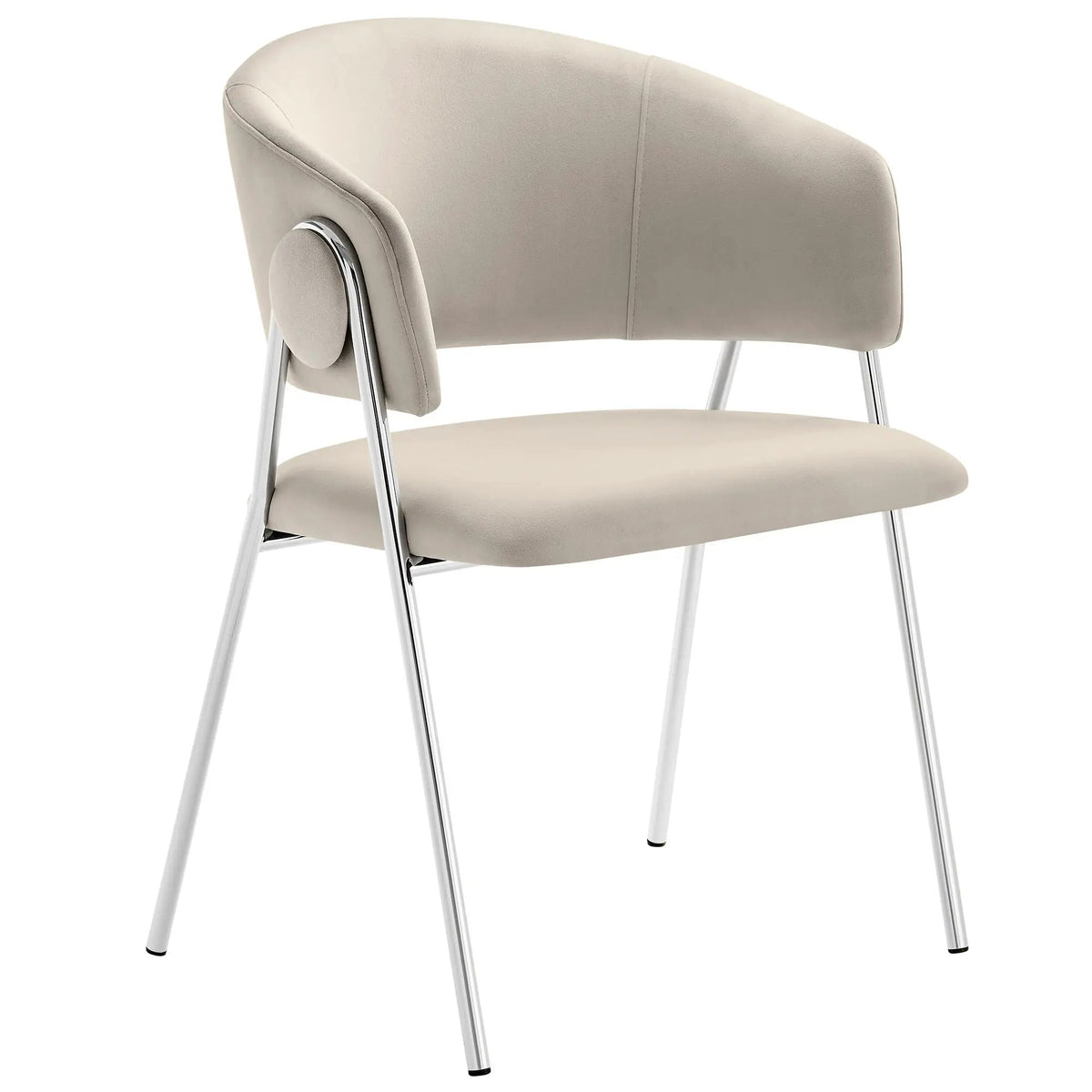 Nella Upholstered Performance Velvet Dining Chair Set of 2 by HouseOfZazla