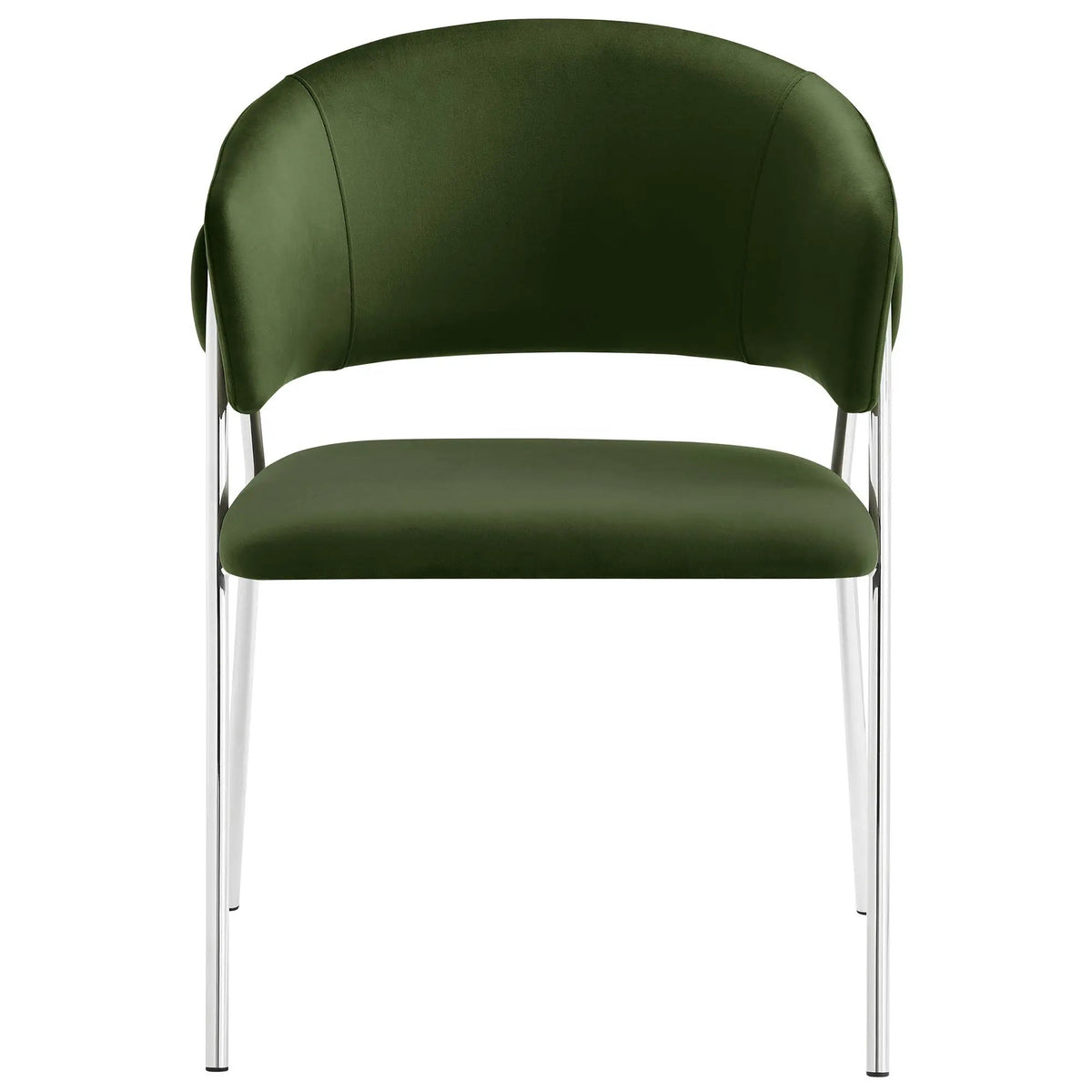 Nella Upholstered Performance Velvet Dining Chair Set of 2 by HouseOfZazla