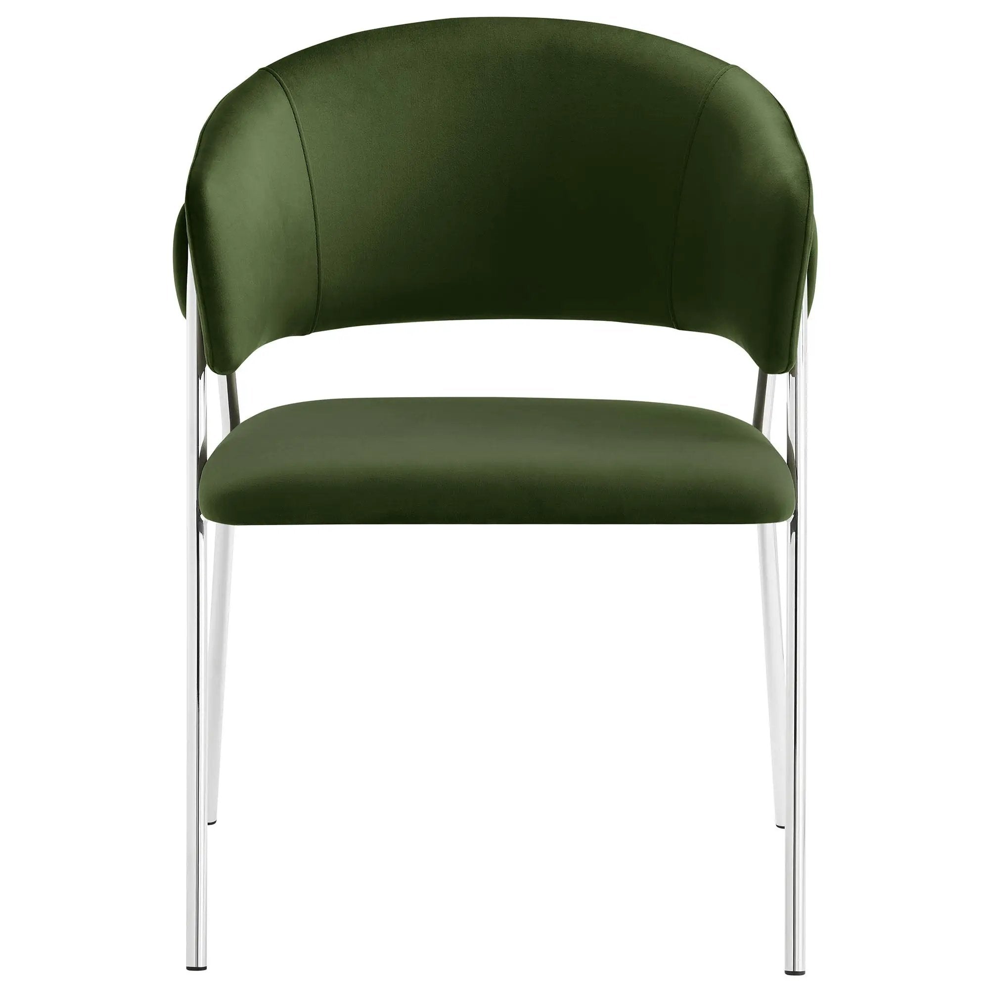 Nella Upholstered Performance Velvet Dining Chair Set of 2 by HouseOfZazla