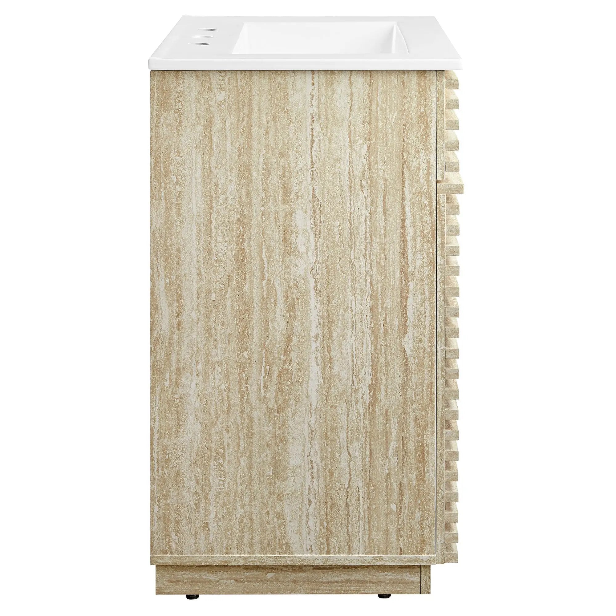 Render 24" Faux Travertine Bathroom Vanity With Sink by Modway by HouseOfZazla