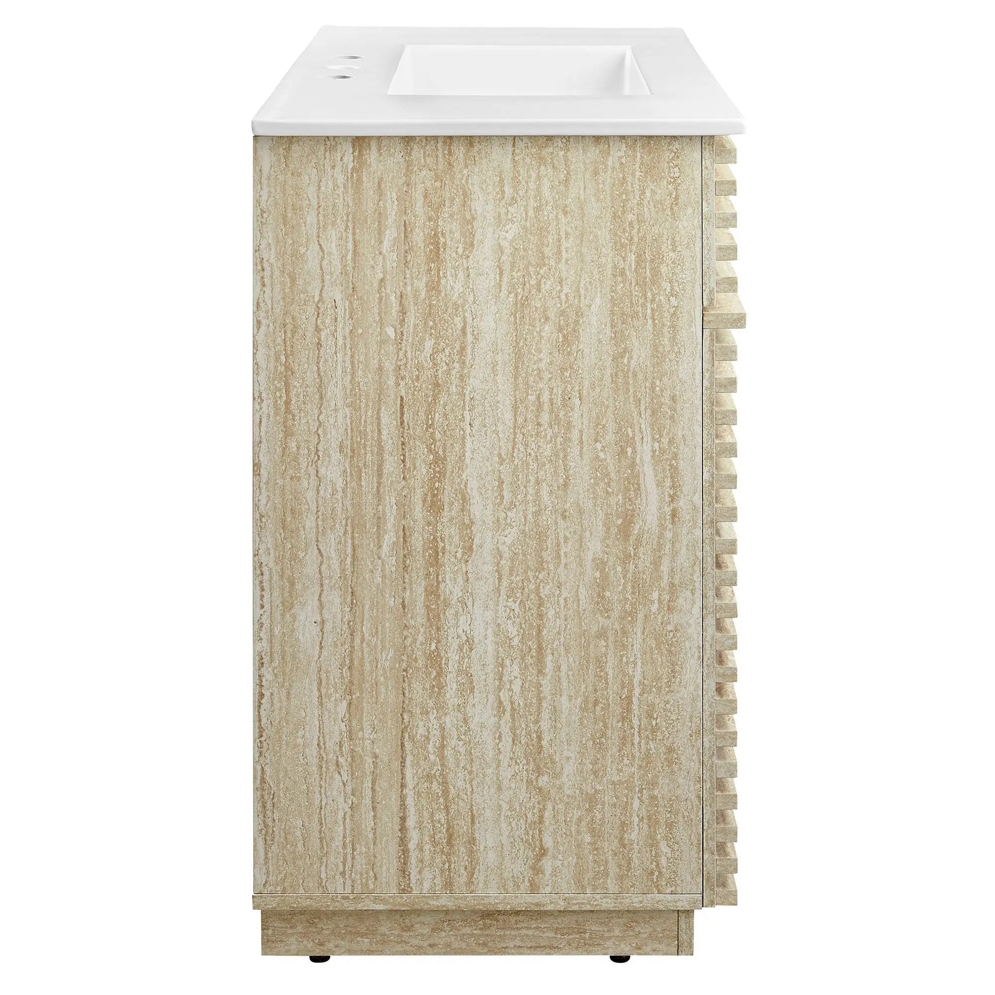 Render 36" Faux Travertine Bathroom Vanity With Sink by Modway by HouseOfZazla
